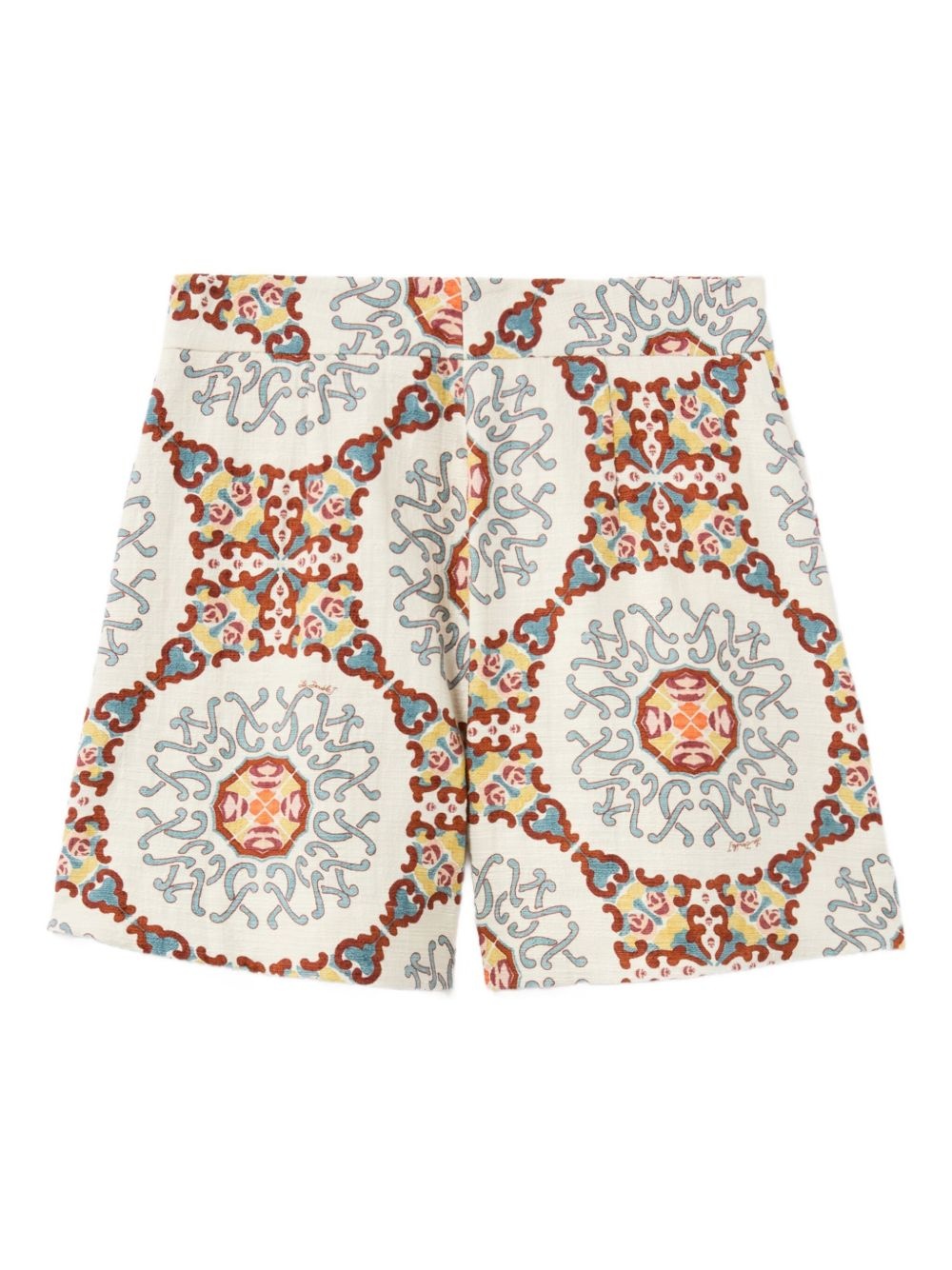 Ballata medallion print shorts - 3
