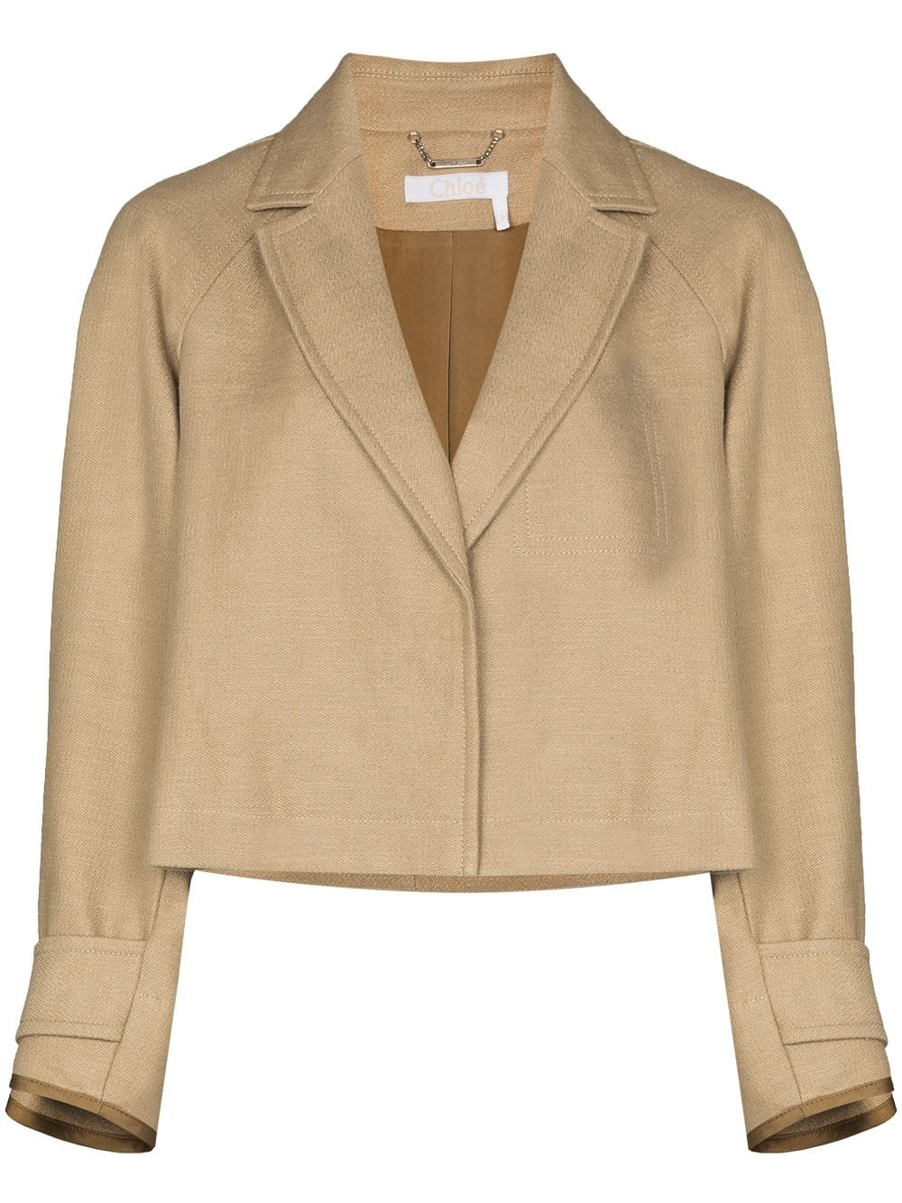 cropped blazer jacket - 1