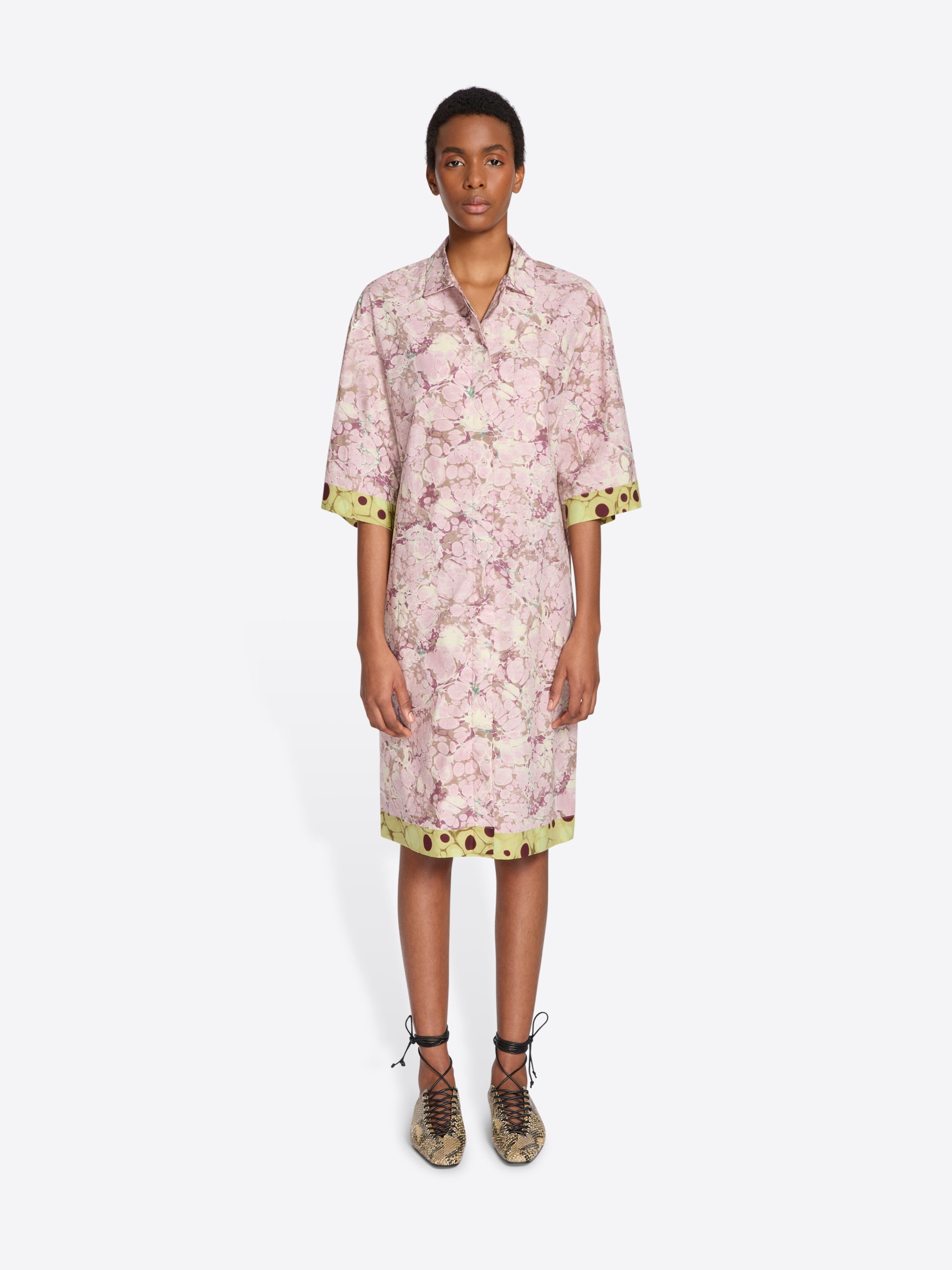 PRINTED SHIRT DRESS - 2