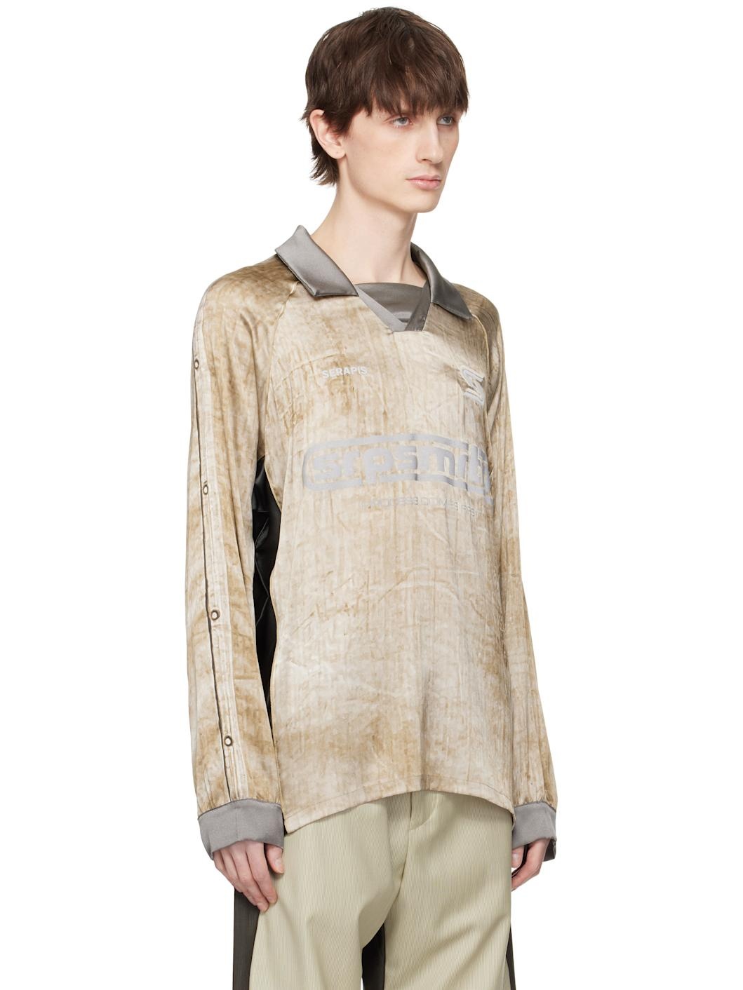 Gray Piraeus Truck Tarp Silk Football Polo - 2
