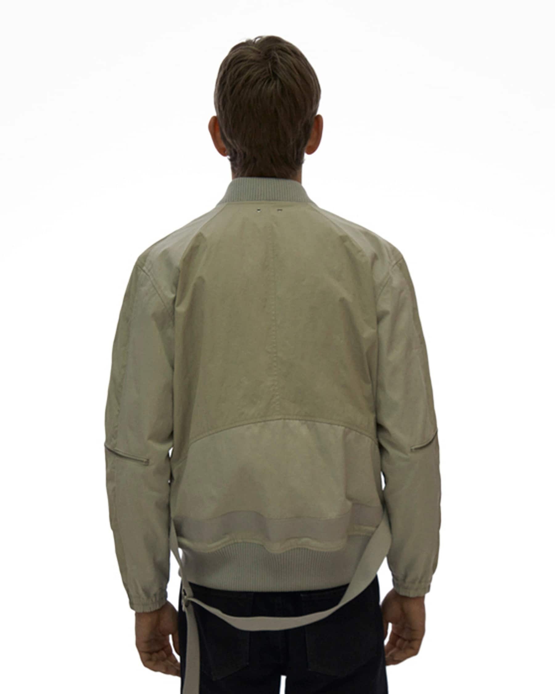 ZIP MESH BOMBER JACKET - 4