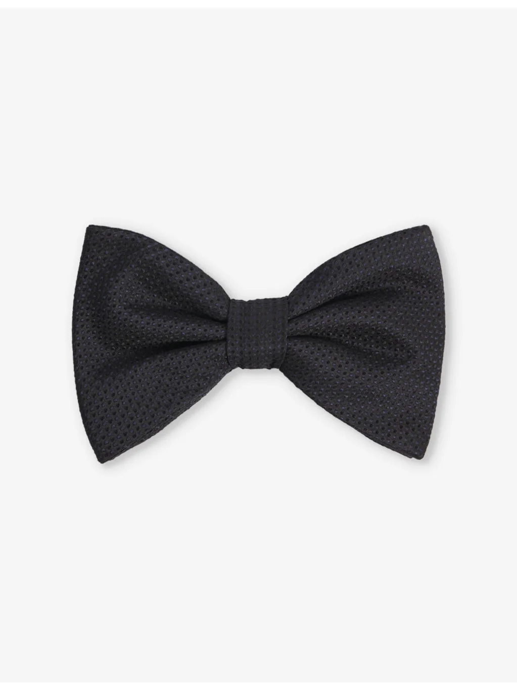 Patterned Jacquard Silk Bow Tie - 1