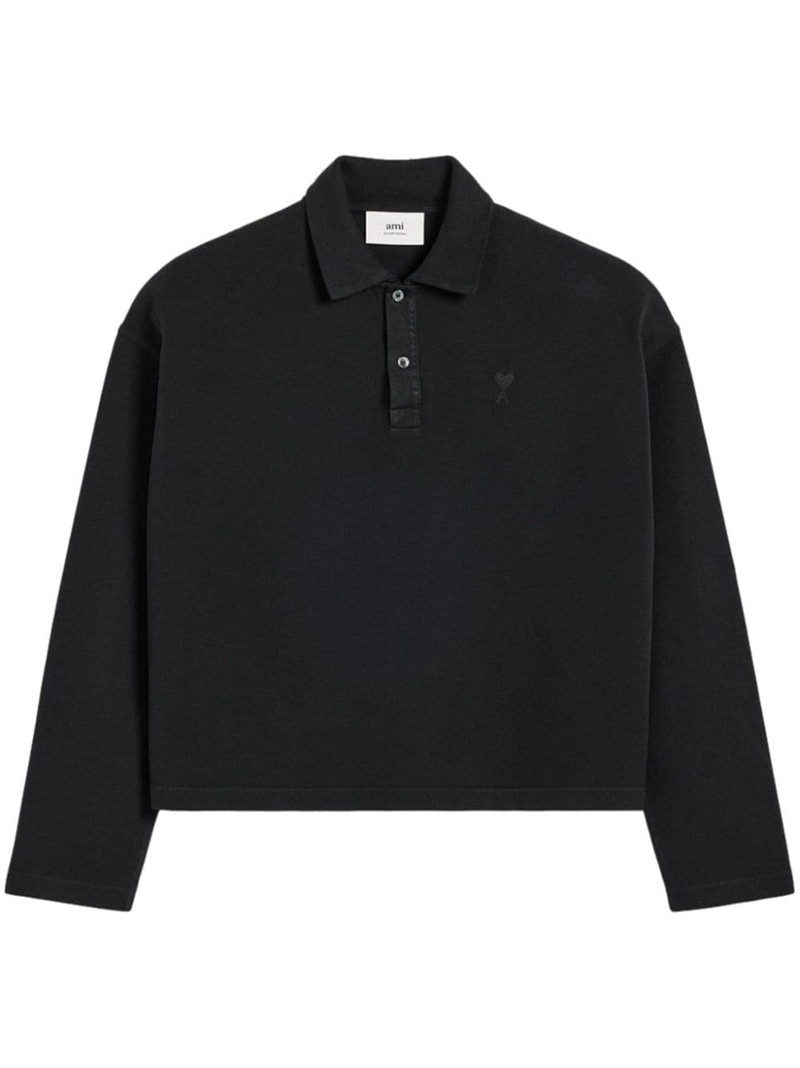 Ami De Coeur long-sleeved polo shirt 1
