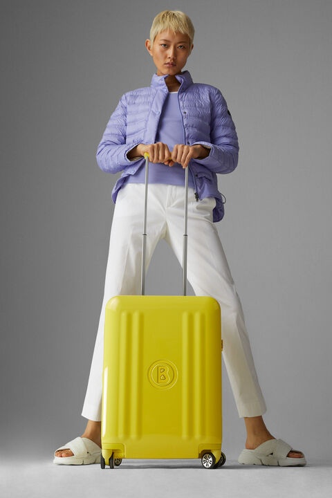 Piz Small Hard shell suitcase in Yellow - 7