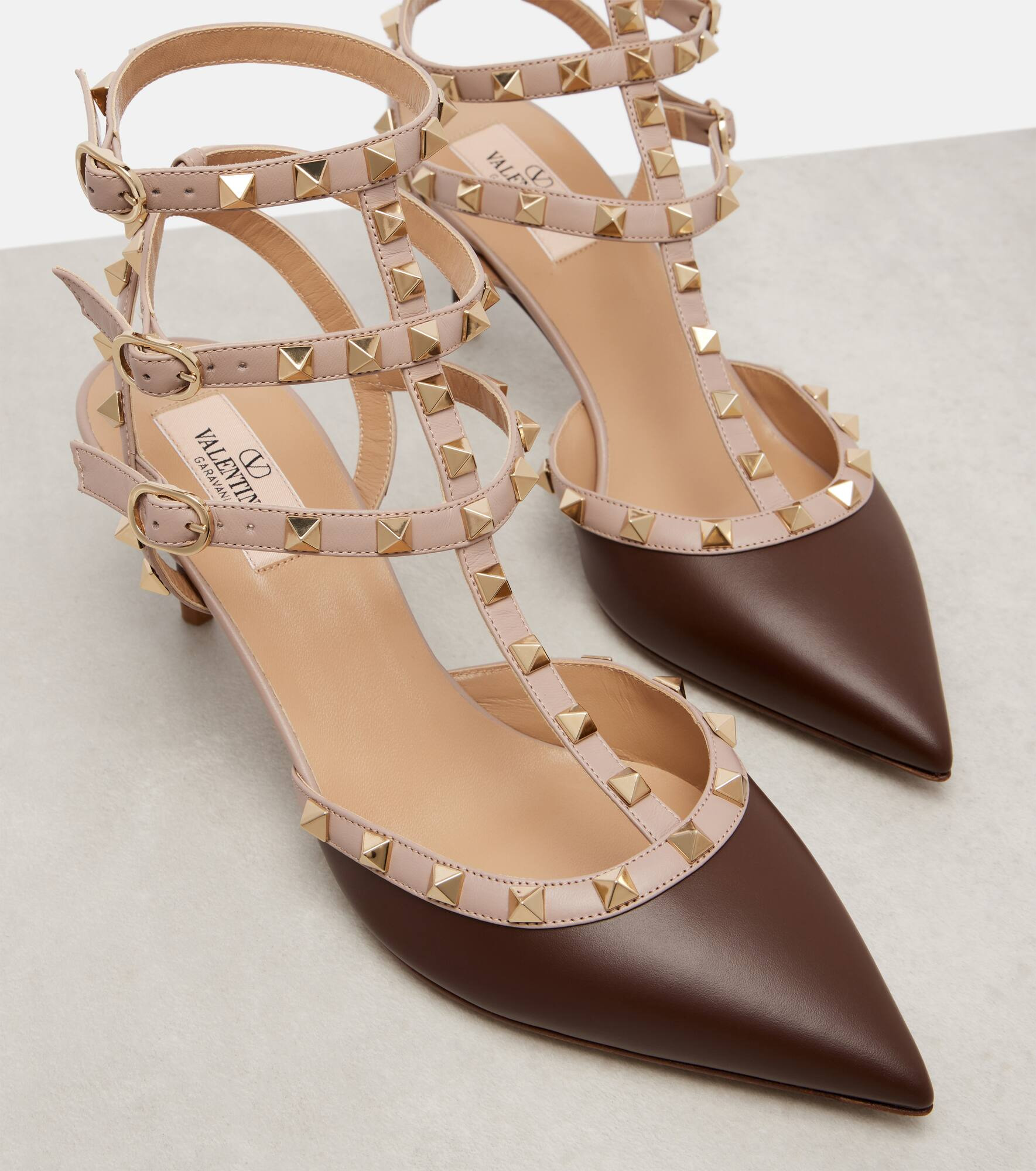 Rockstud 65 leather pumps - 5