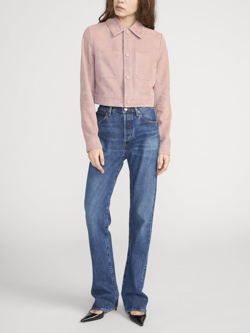 FRAME The Small Suede Jacket outlook