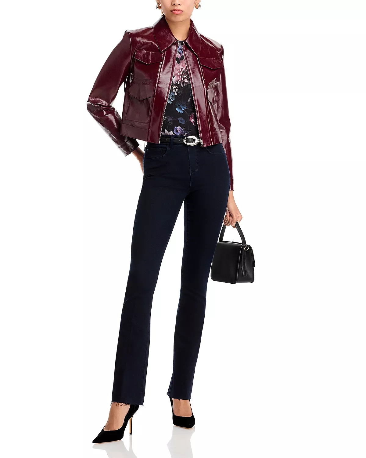 Ruth High Rise Straight Jeans in Metro - 2