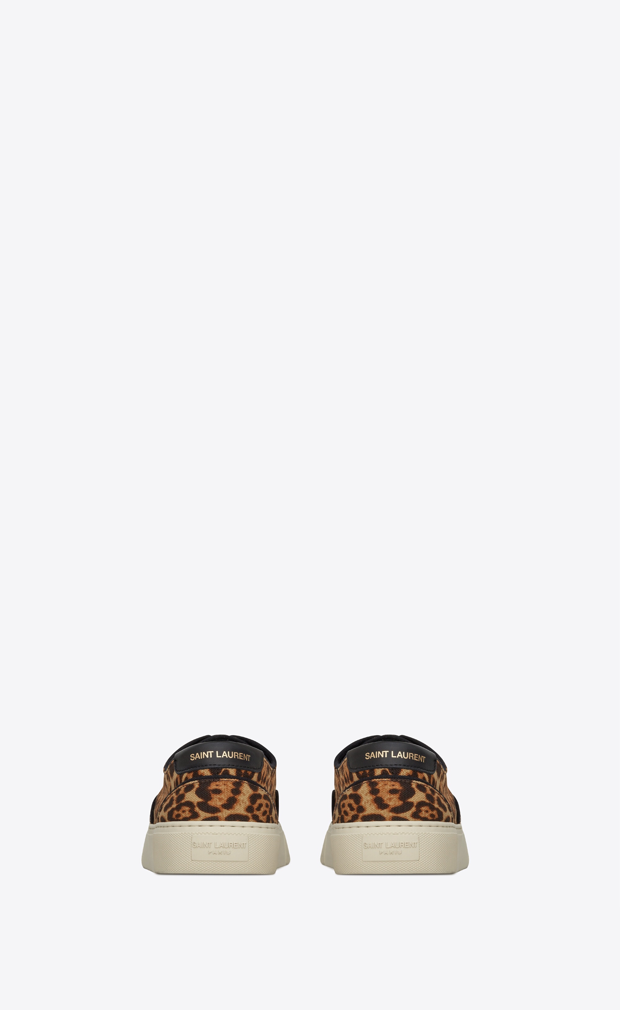 venice sneakers in leopard-print canvas - 3