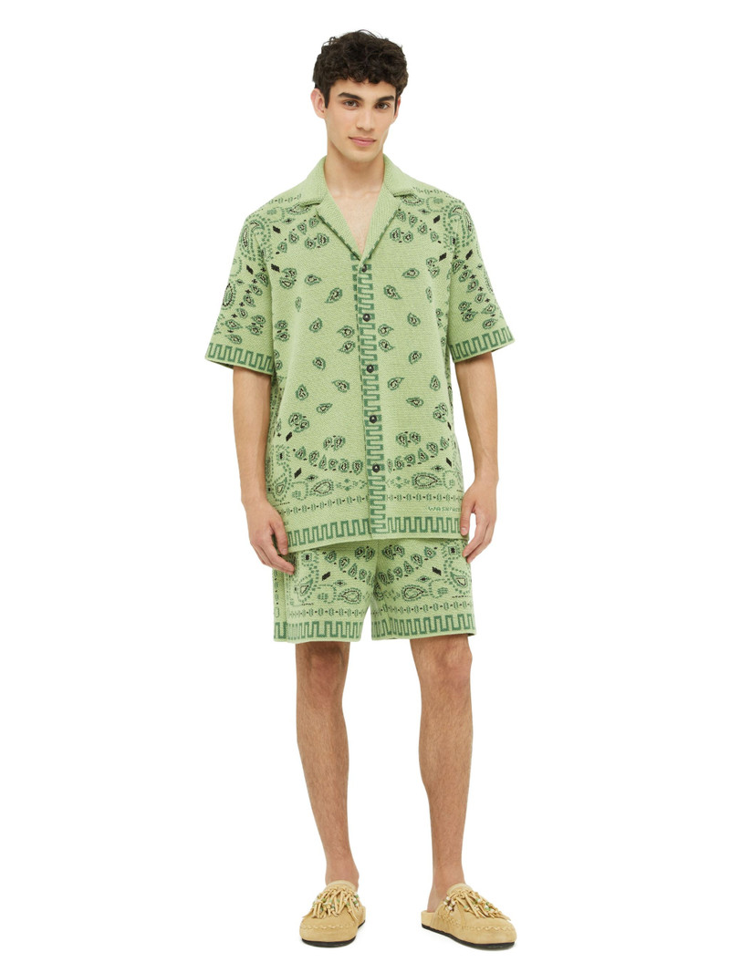 Cotton Piquet Bandana Shirt 4