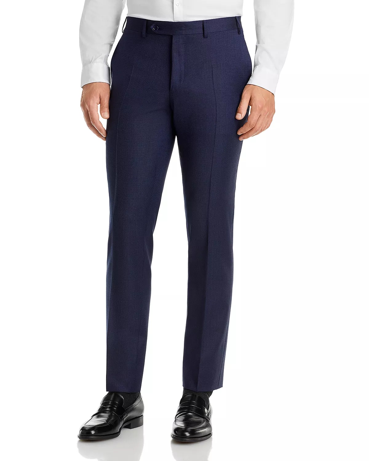 Texture Weave Regular Fit Suit Pants - 1