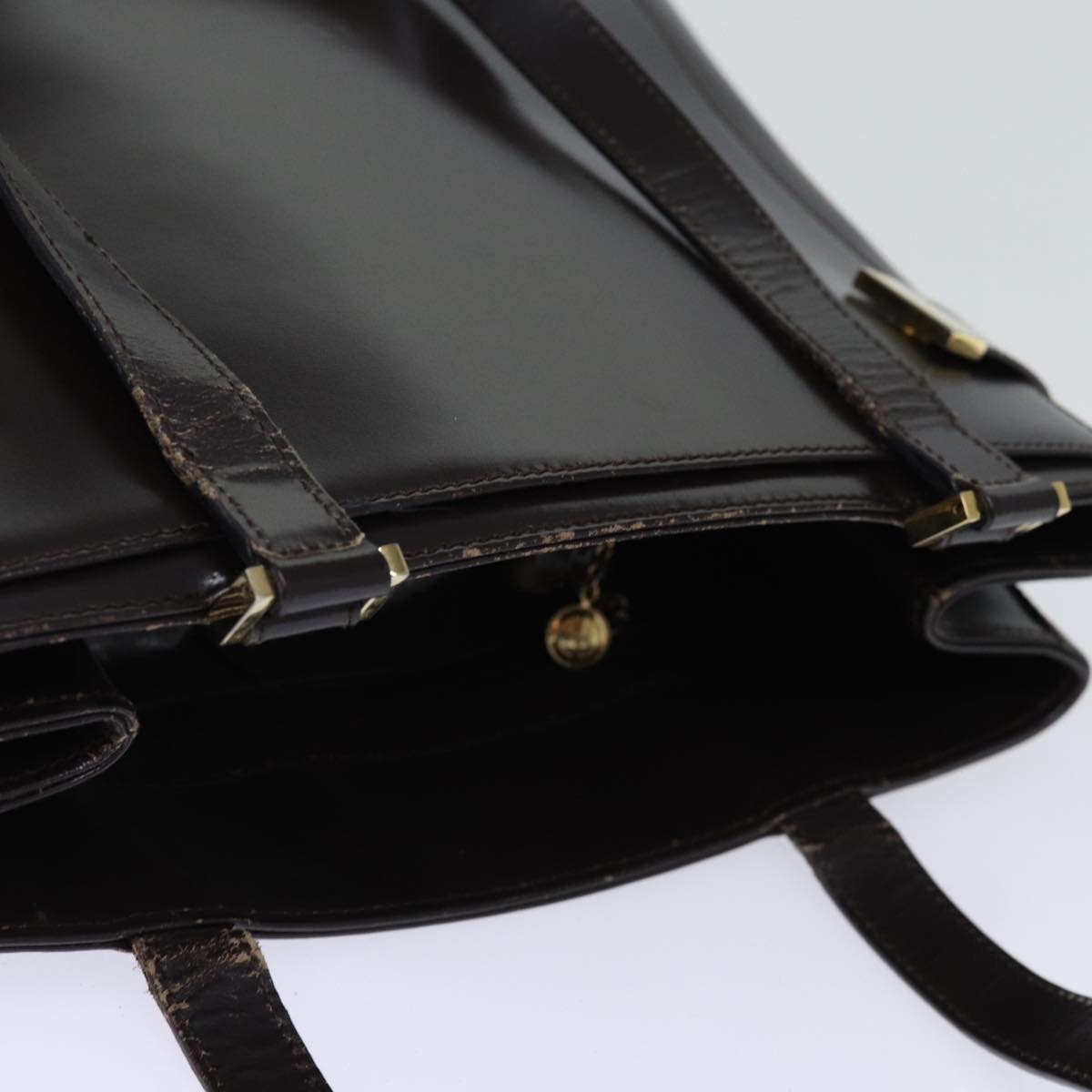 GUCCI Tote Bag Patent Leather Brown 002 2113 002 2113 - 6