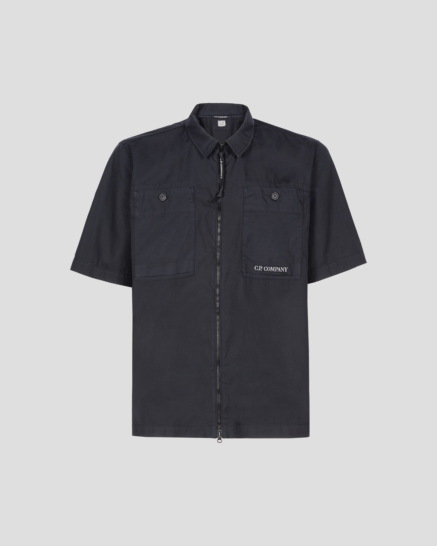 Cotton Rip-Stop Zipped Shirt - 1