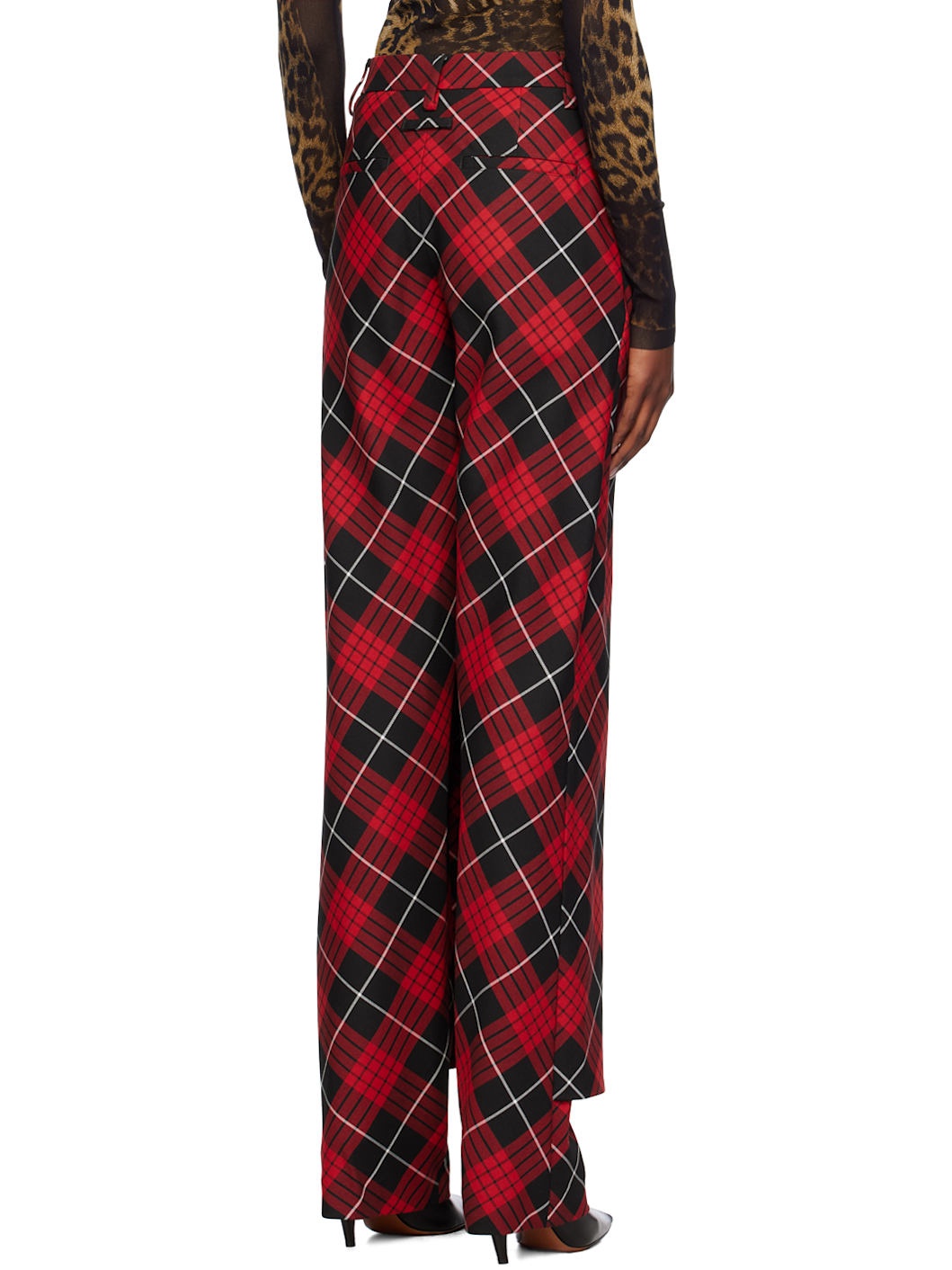 Red Tartan Trousers - 3