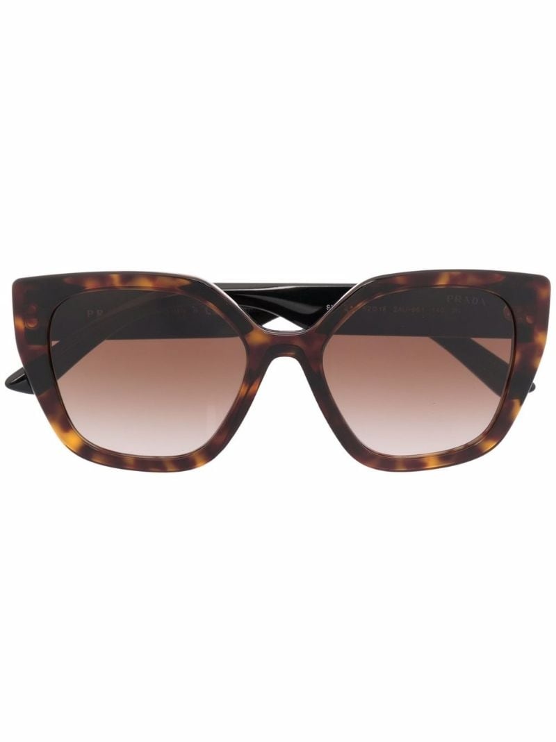 tortoiseshell-frame sunglasses - 1