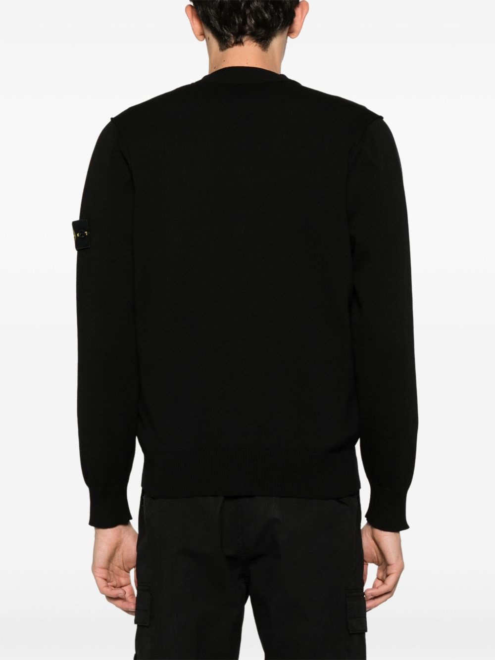 Compass-badge cardigan - 4