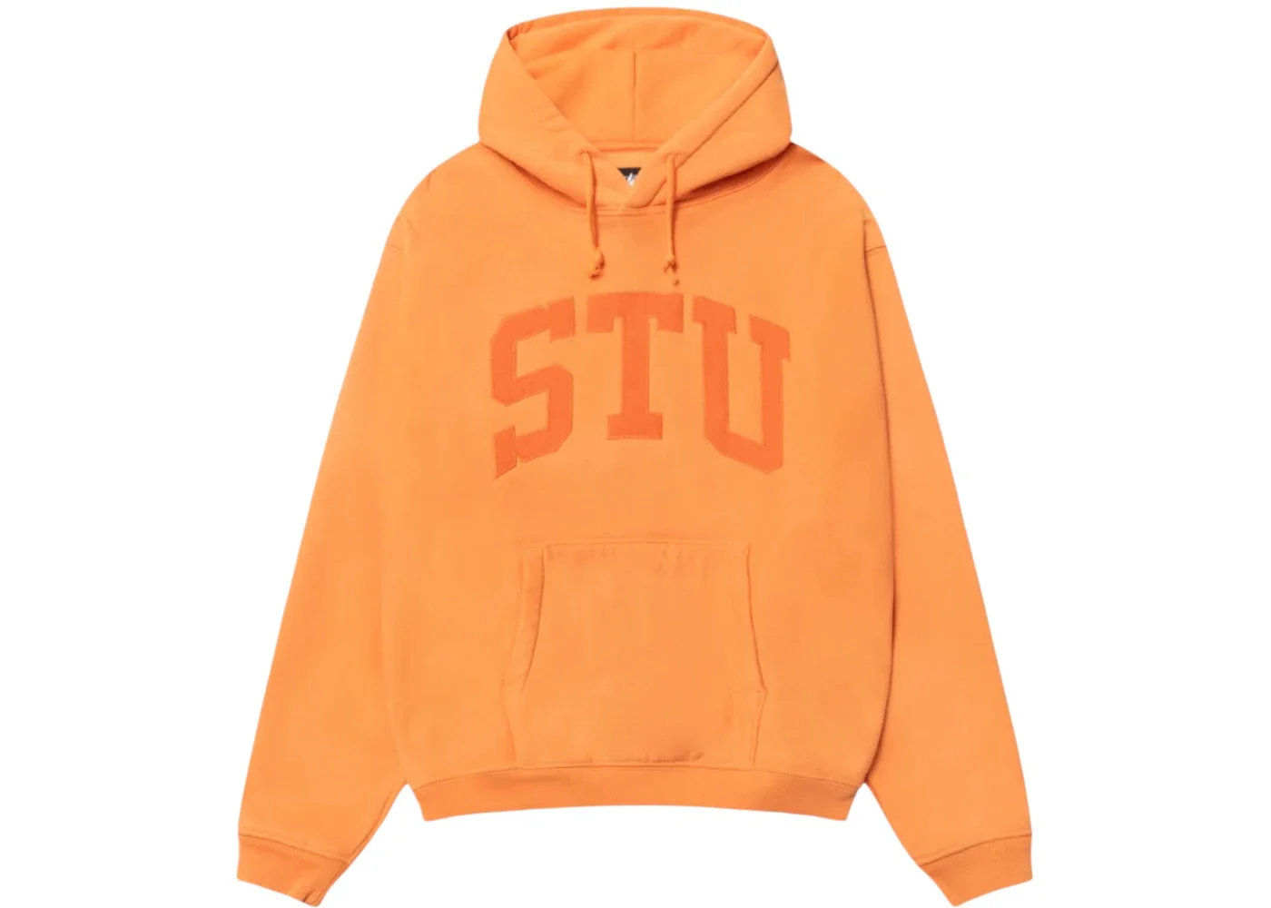 Stussy Stu Relaxed Hoodie Orange - 1