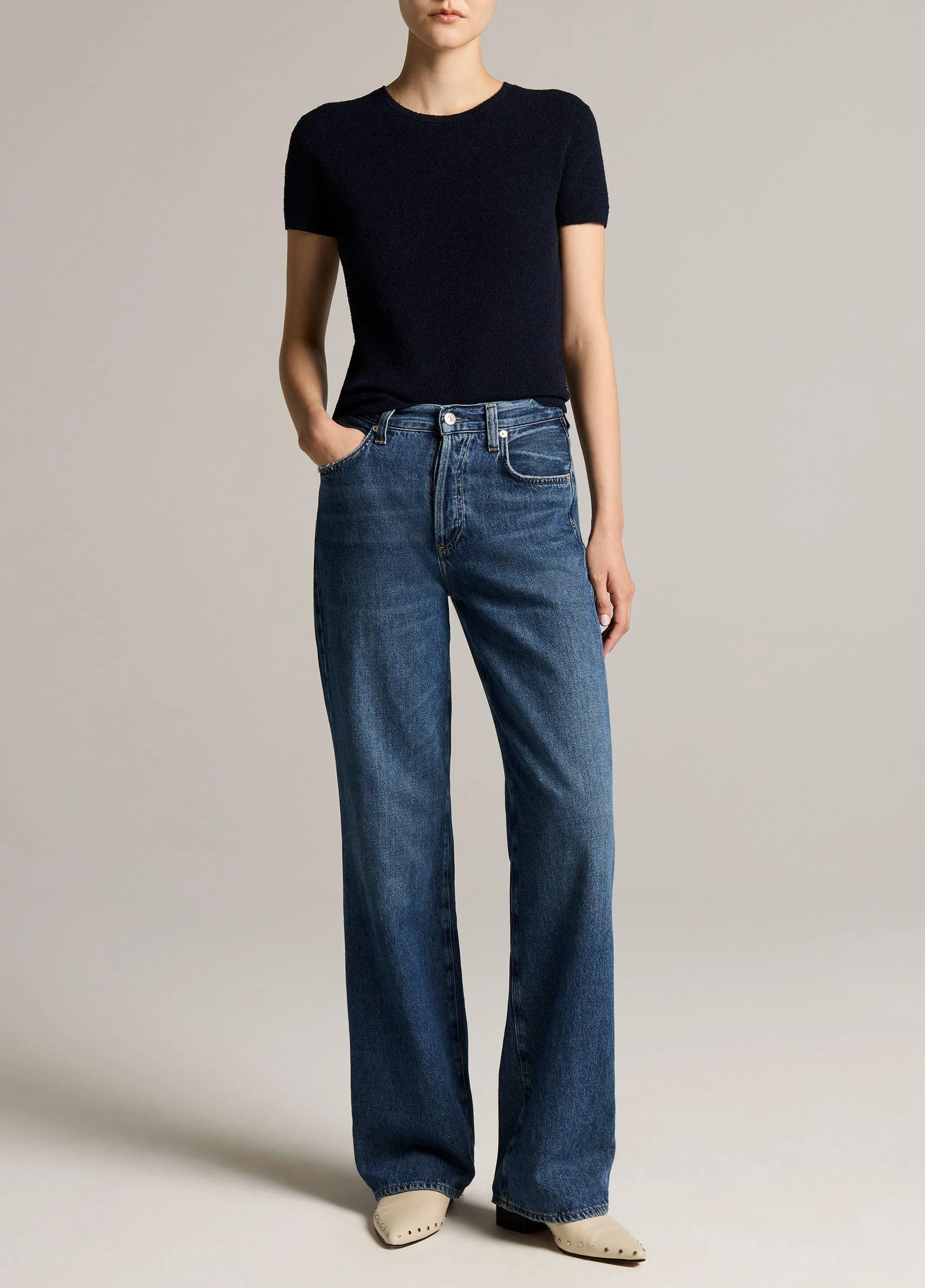 Citizens of Humanity Annina Straight-Leg Jean - 1