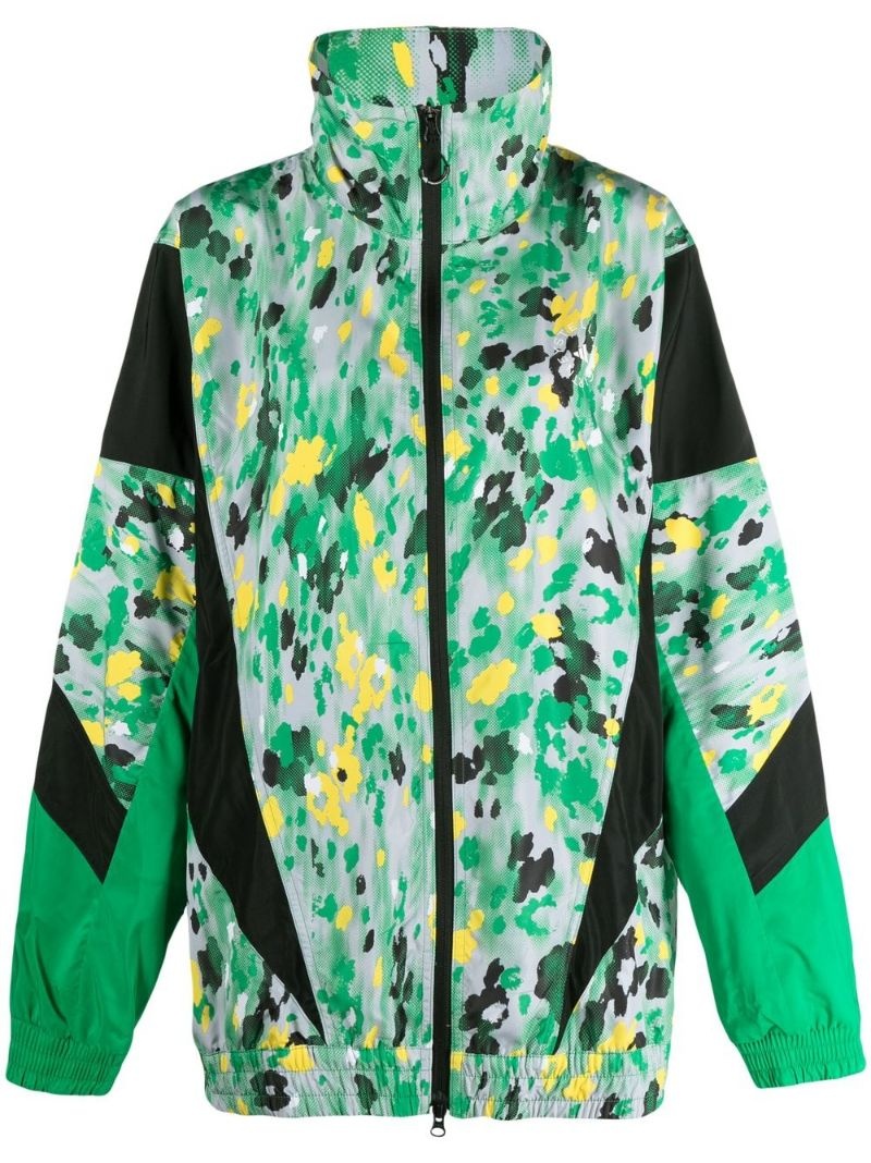 abstract-print track jacket - 1