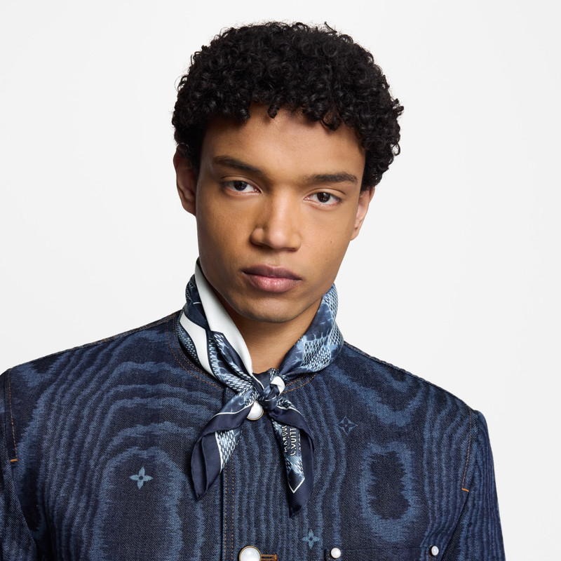 Splash Damier Silk Square 5