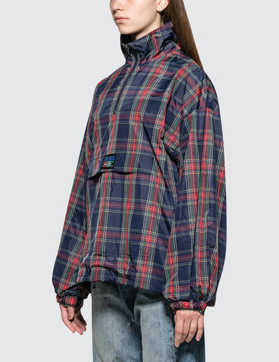 SJYP Check Pattern Half Zip Up outlook