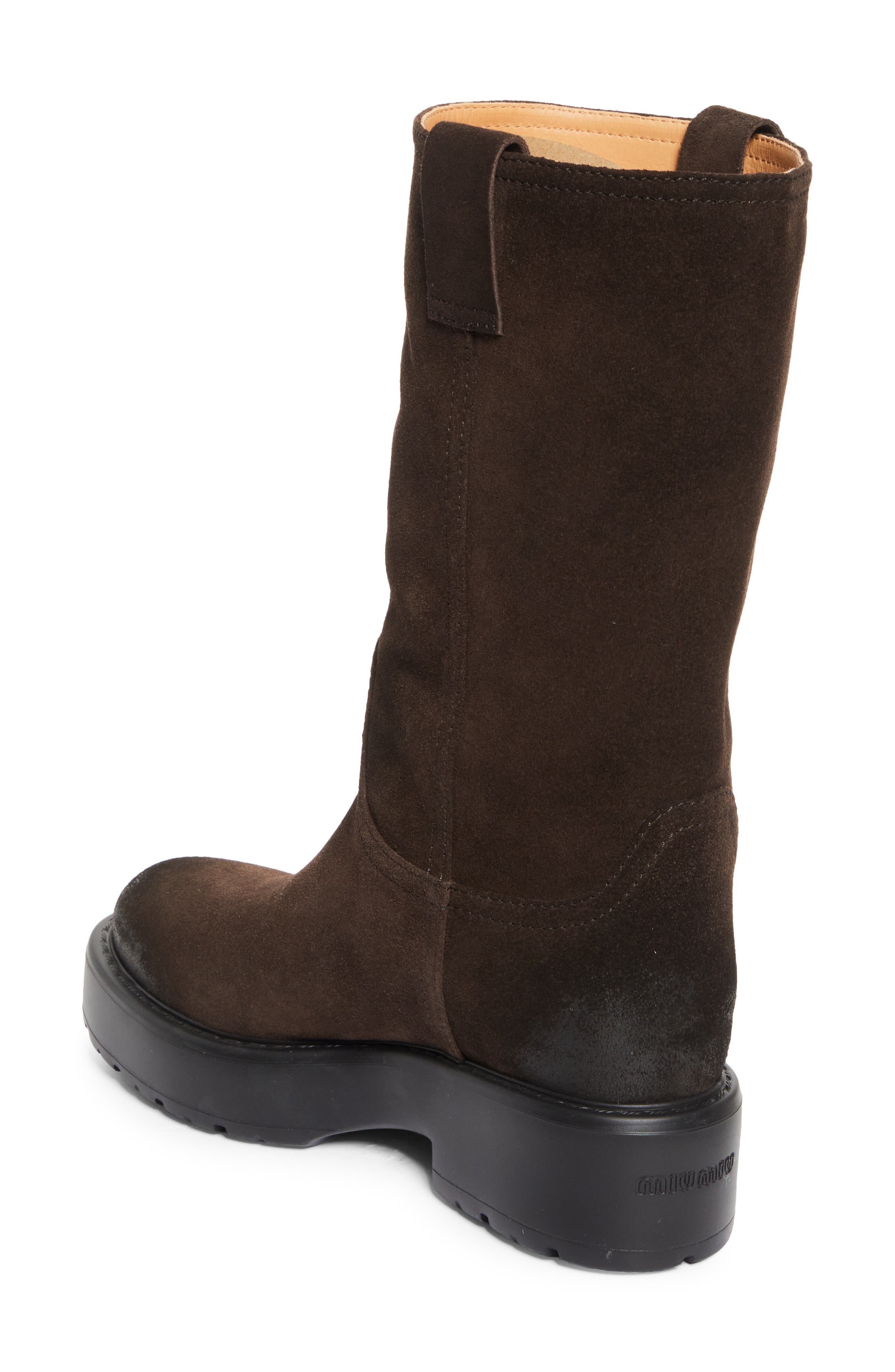 Miu Miu Work Boot in Moro at Nordstrom - 3