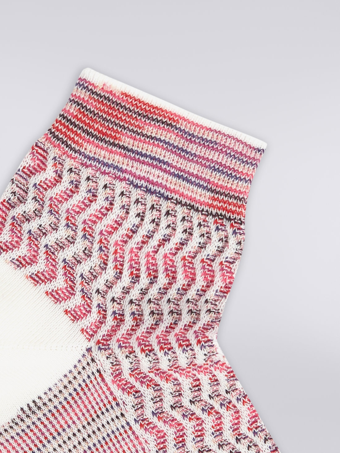 Multi-worked short cotton and nylon socks - 3