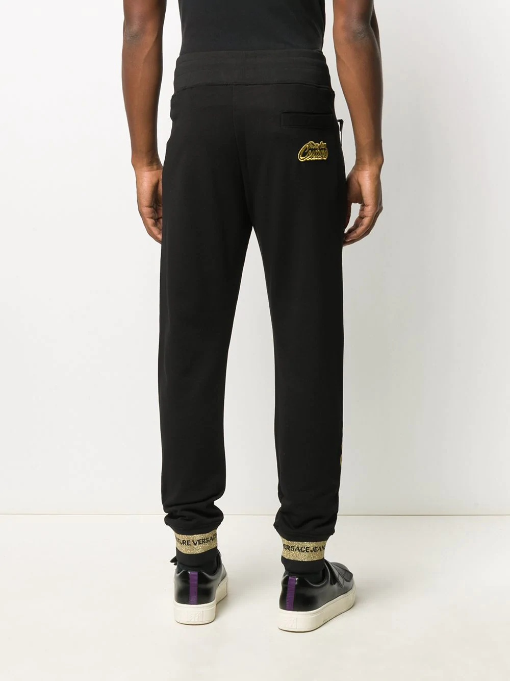 logo track pants - 4