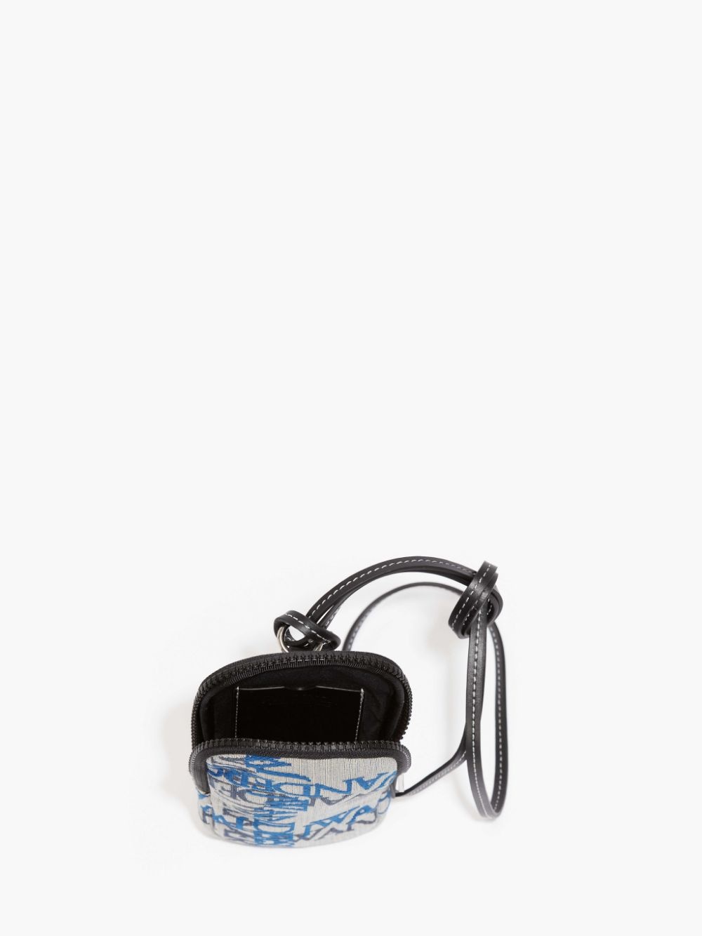 LOGO CANVAS PHONE POUCH WITH STRAP - 3