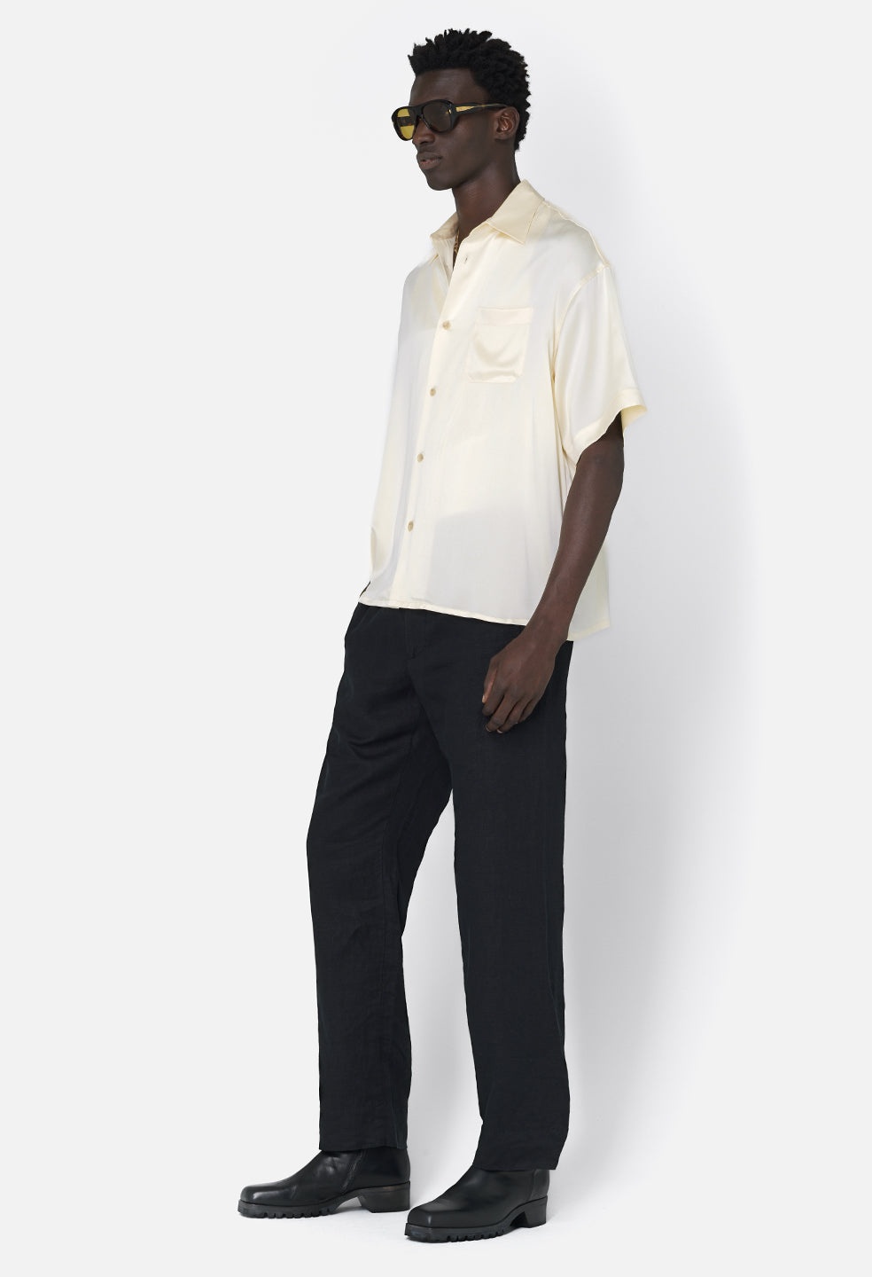 LINEN EASY TROUSER - 3