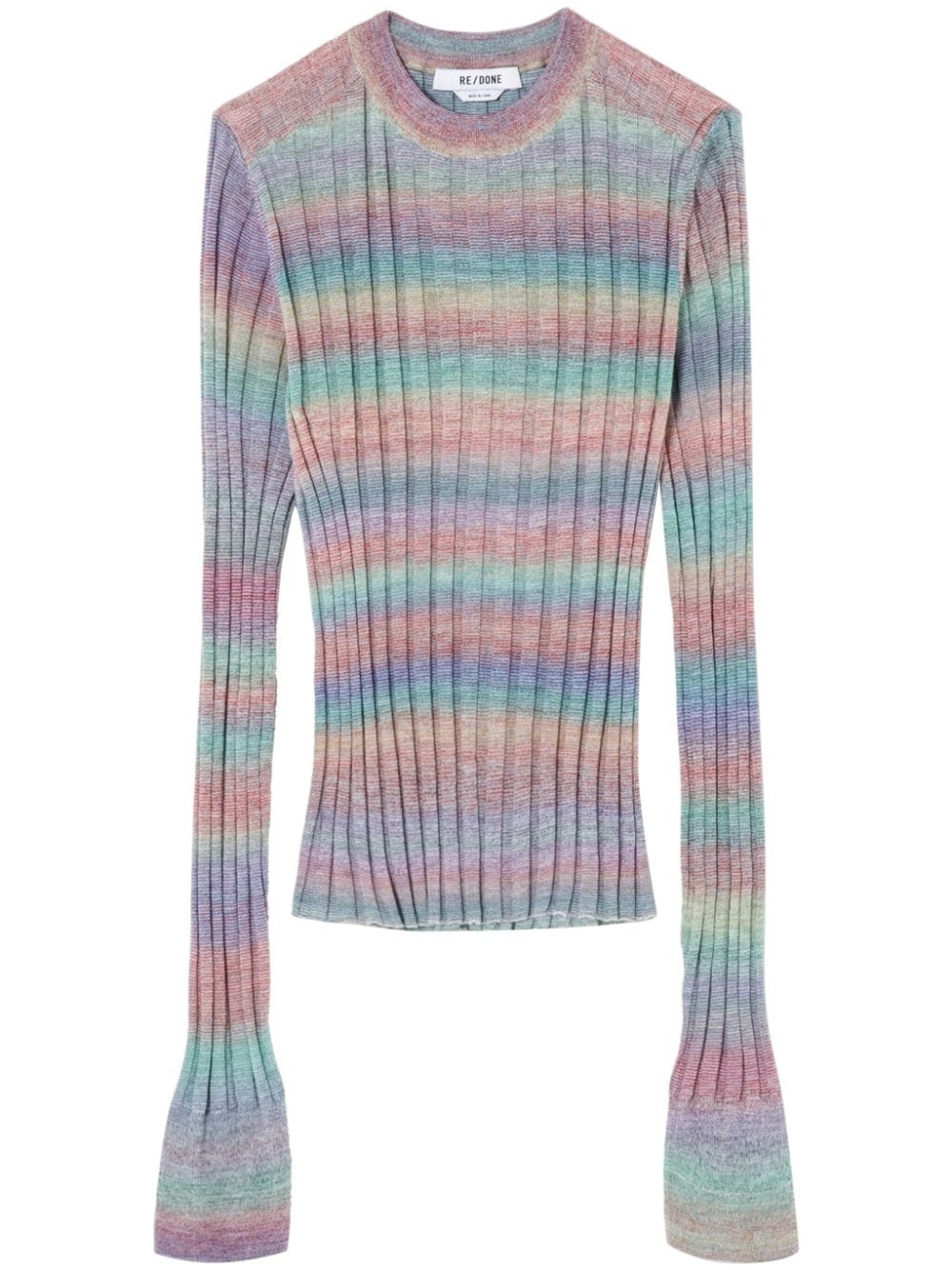 ribbed-knit wool jumper - 1