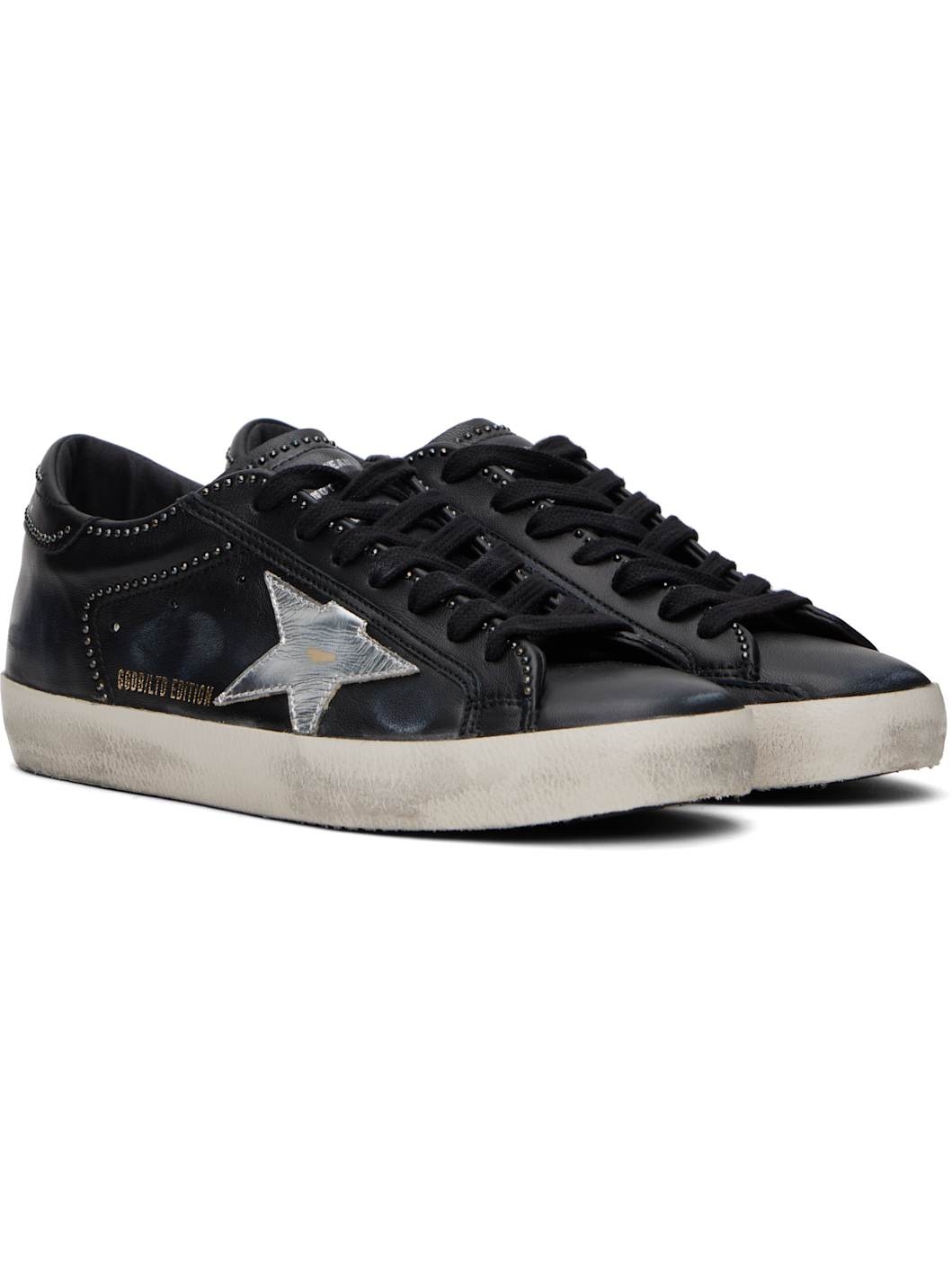 Black Super-Star Classic Sneakers - 4