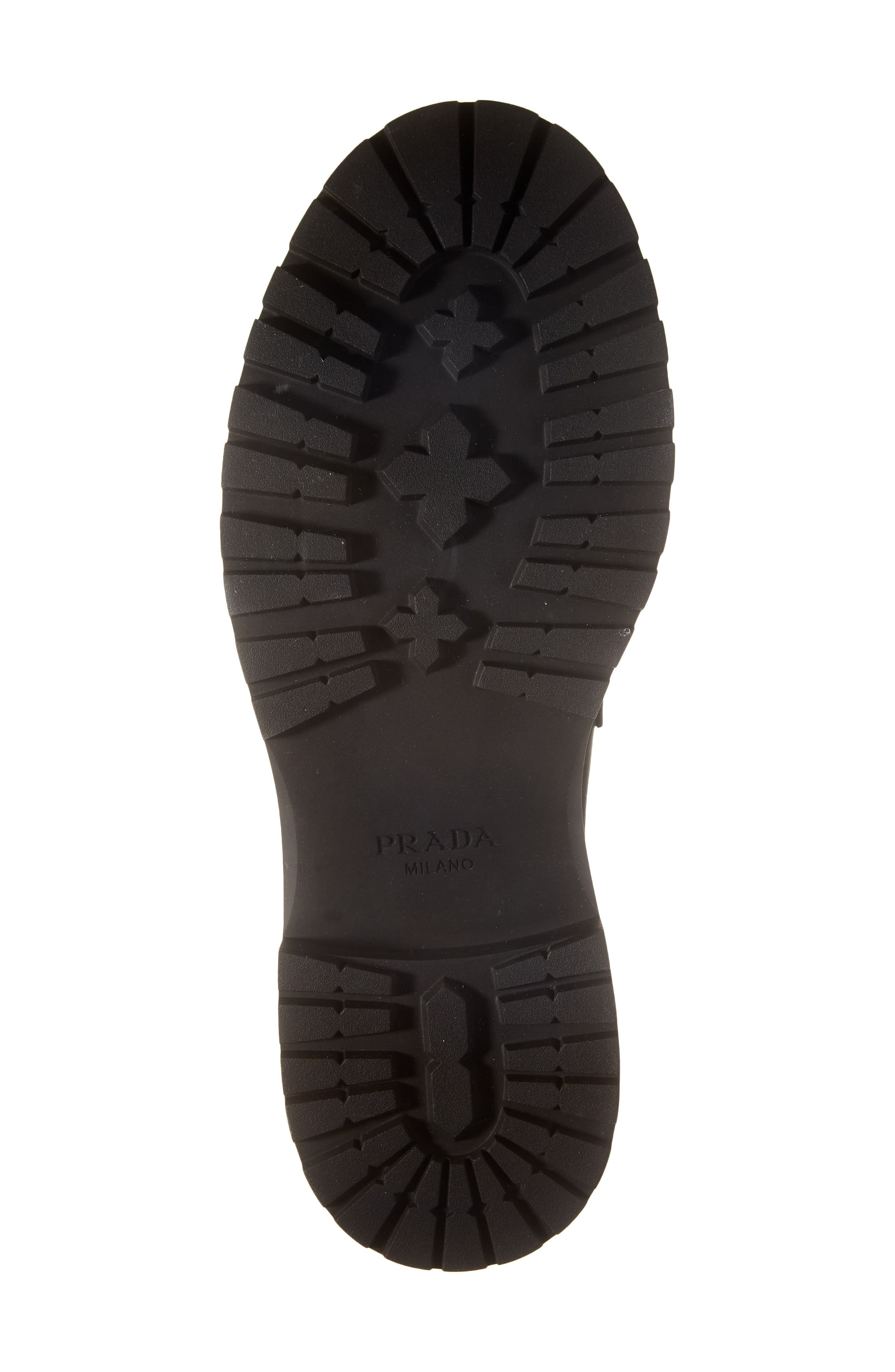 Prada Double Chocolate Platform Loafer in Nero at Nordstrom - 6