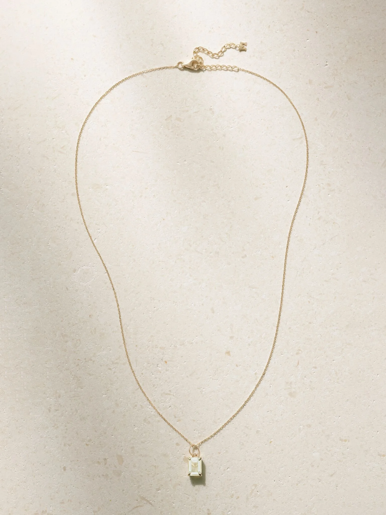 14-karat gold amethyst necklace Gold - 1