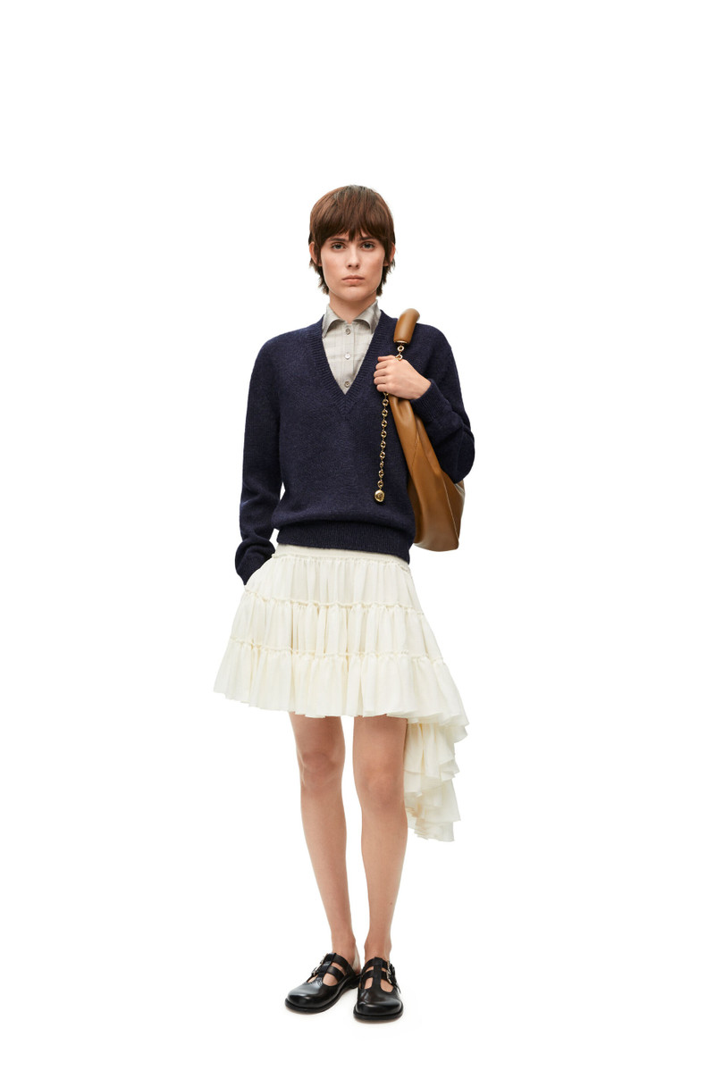 Loewe Trompe l'oeil sweater in wool and silk outlook
