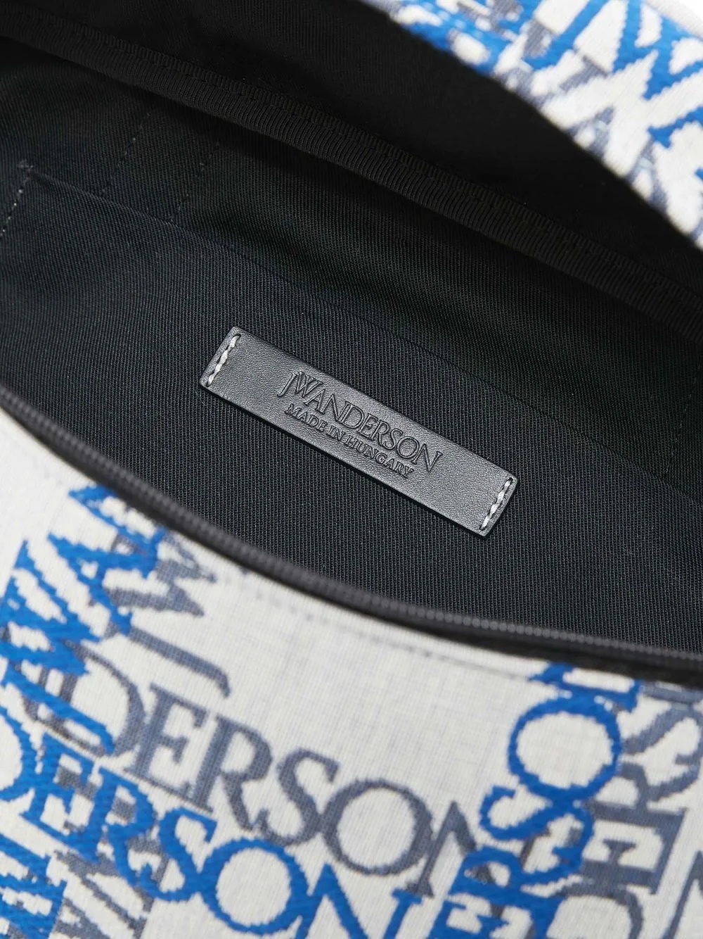 logo-jacquard belt bag - 5