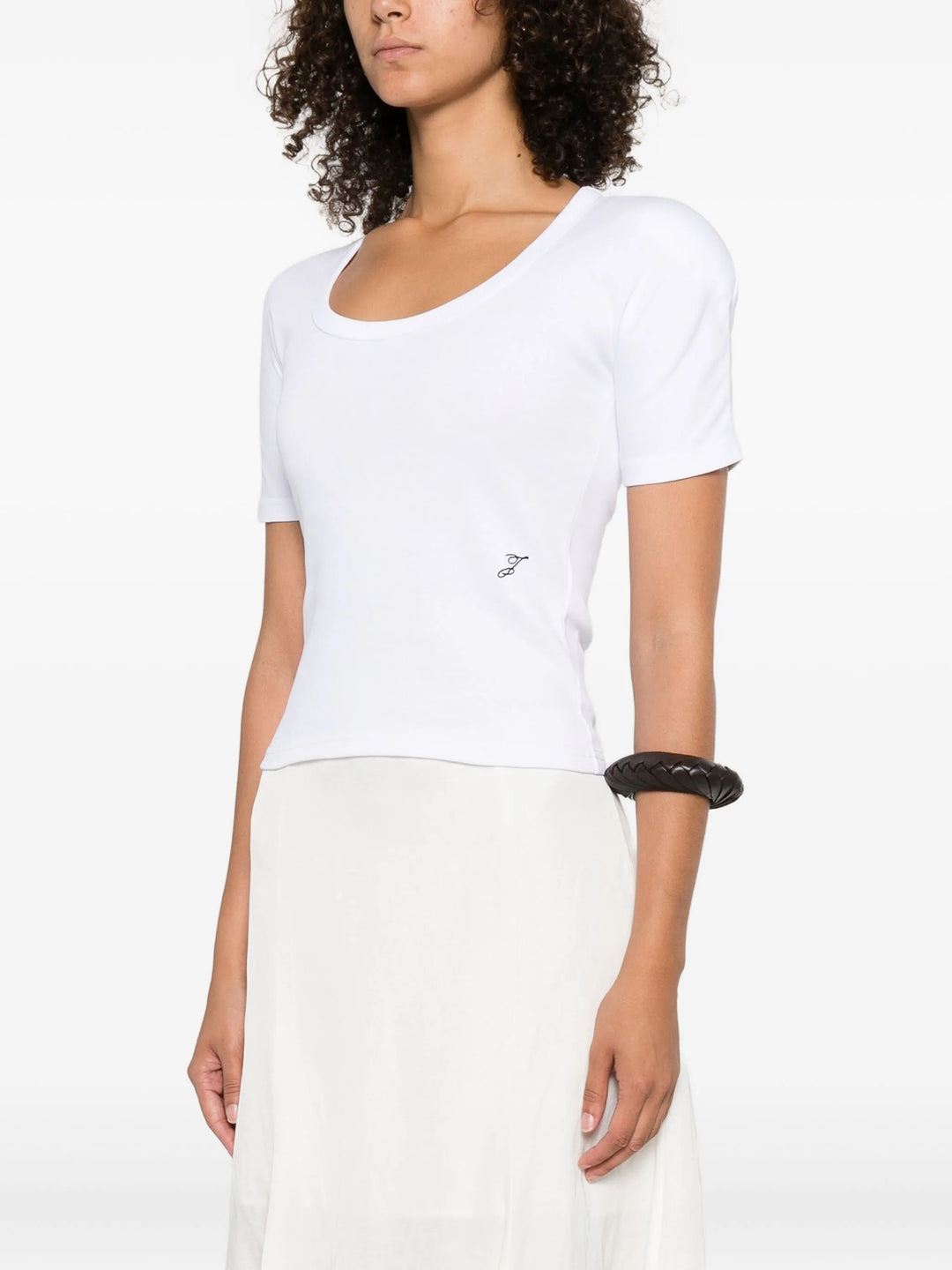 Le T-Shirt Gros Grain Manches Courtes - 3