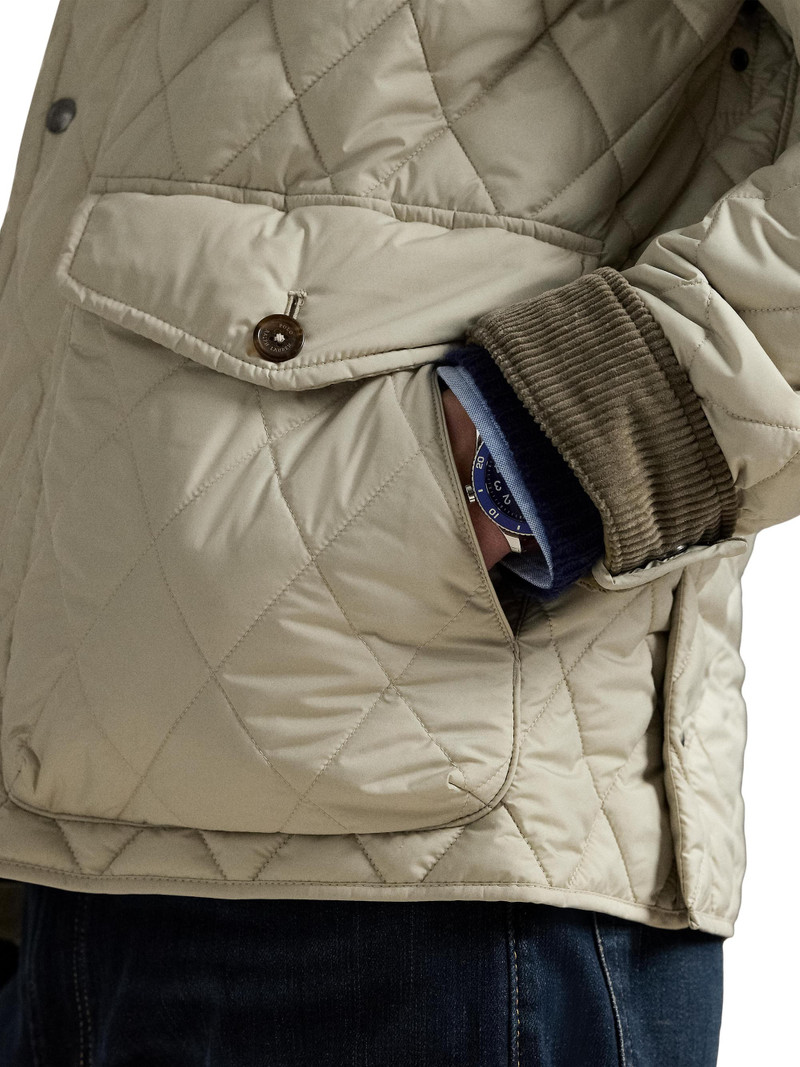 Men's Beaton Quilted Water-Repellent Jacket - Stoneware Grey 6