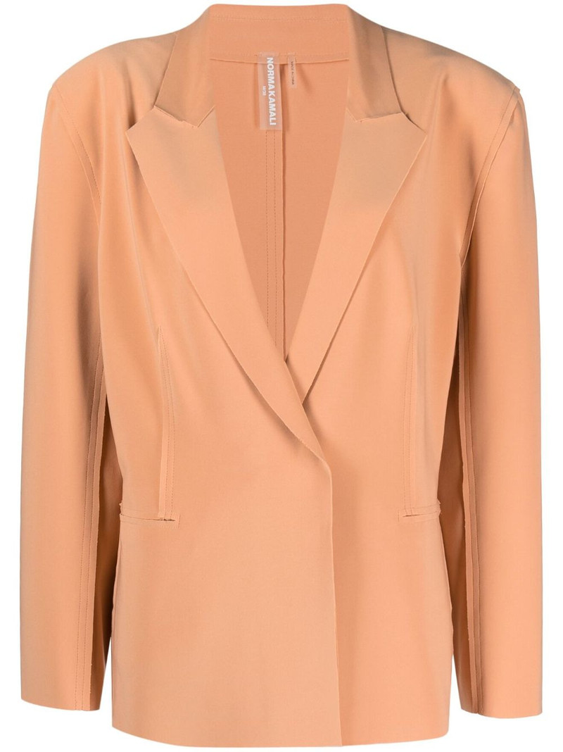 single-breasted straight-fit blazer 1