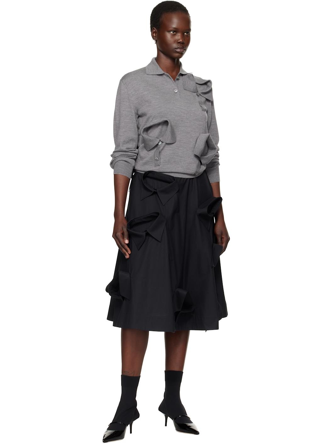 Gray Multi Collars Polo - 4