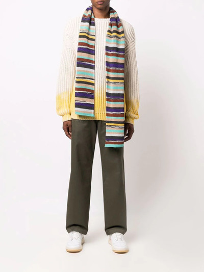 Missoni knitted striped scarf outlook