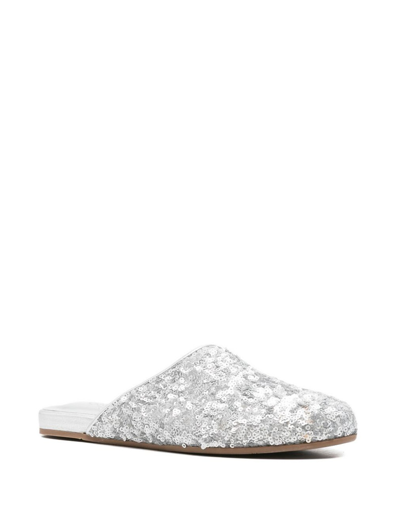 ANCIENT GREEK SANDALS The Slipper sequined mules outlook