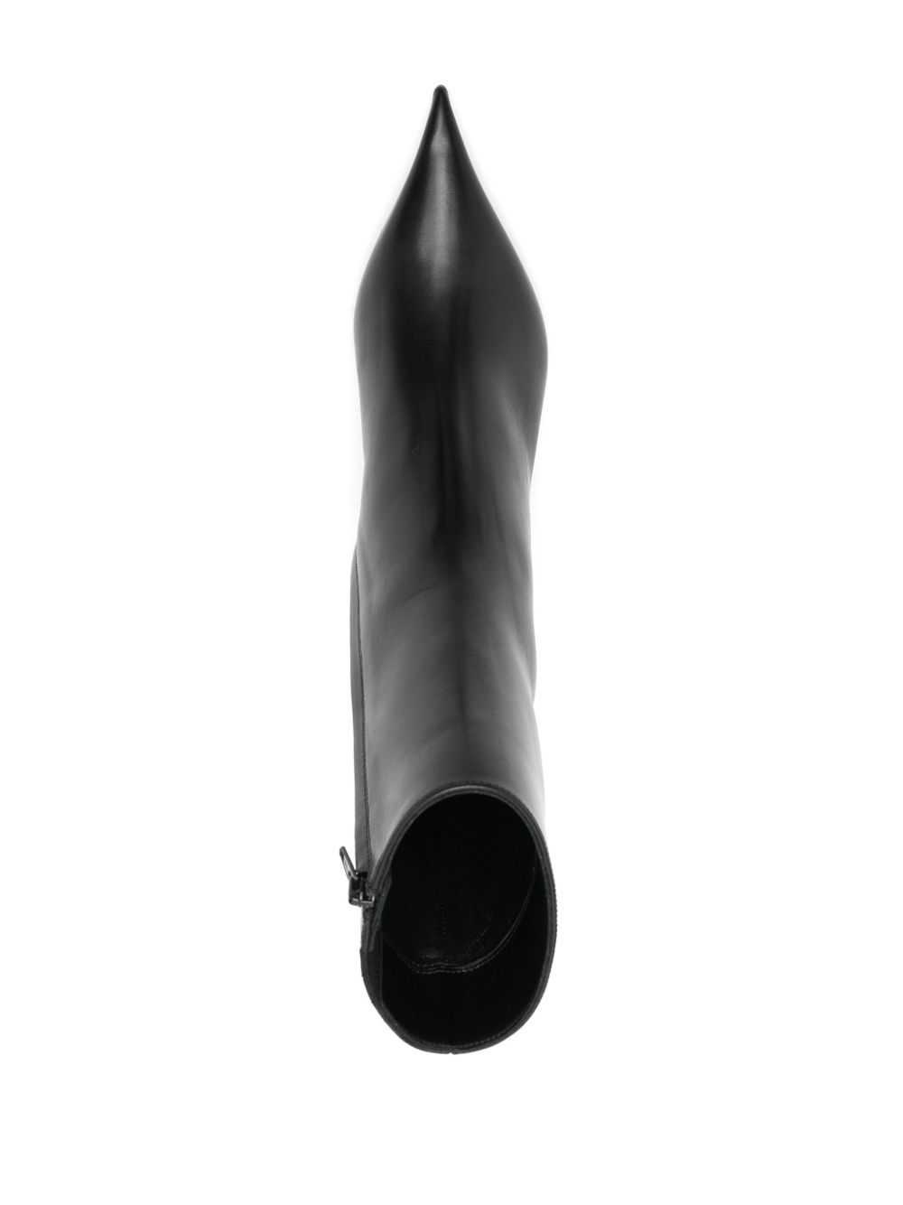 60mm leather ankle boots - 4