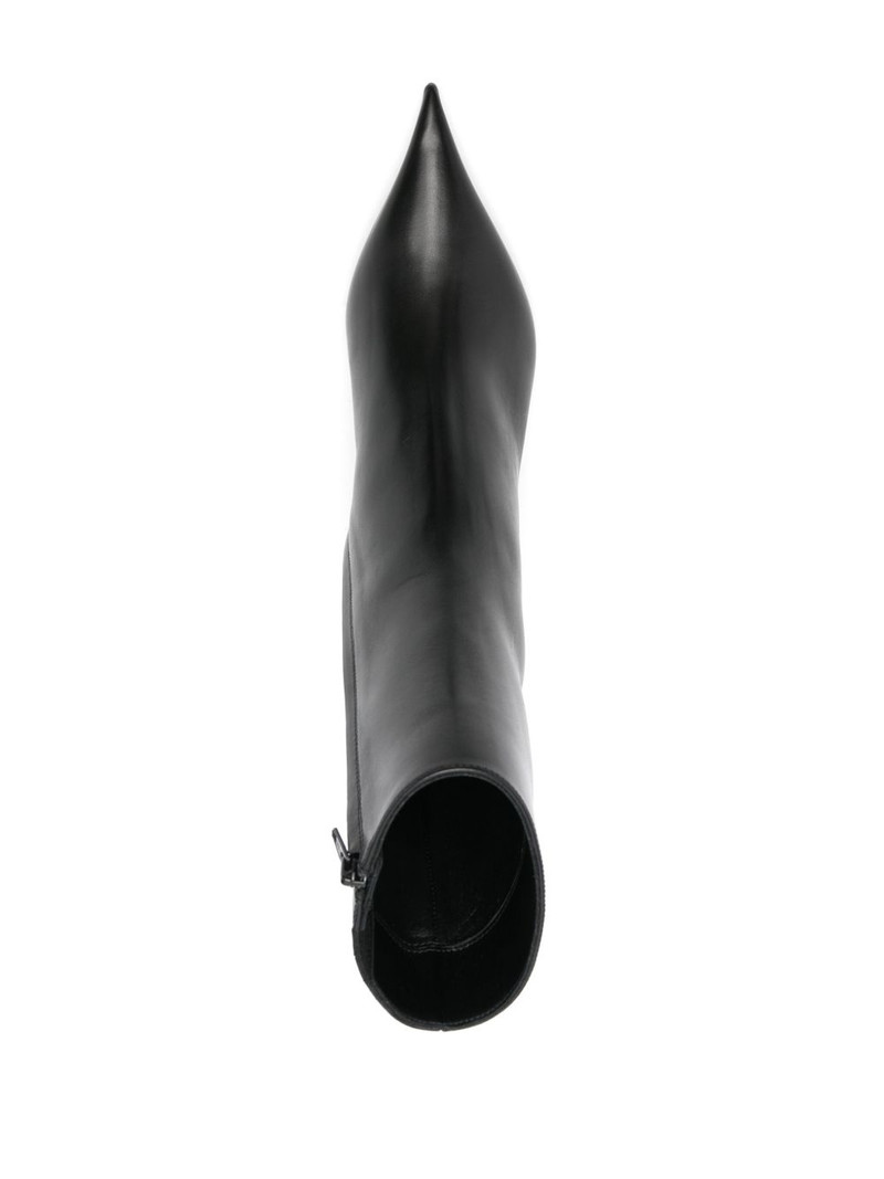 60mm leather ankle boots 4