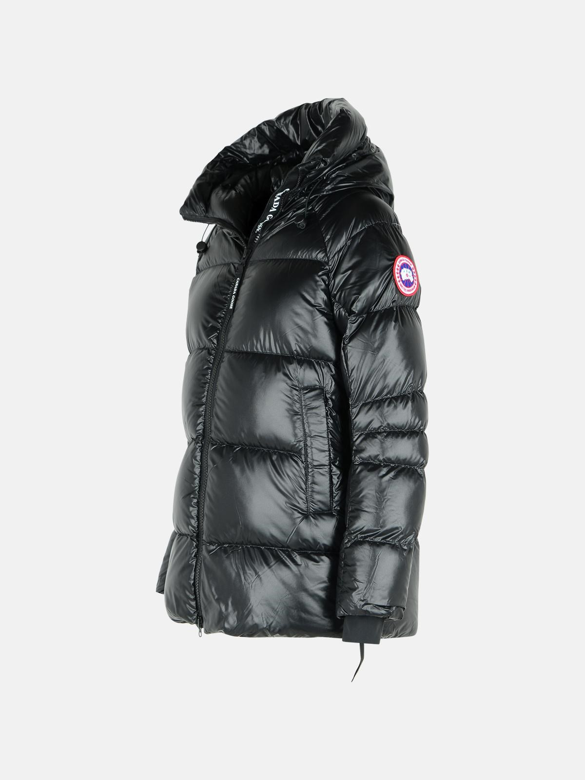 'CYPRESS' BLACK POLYAMIDE DOWN JACKET - 2