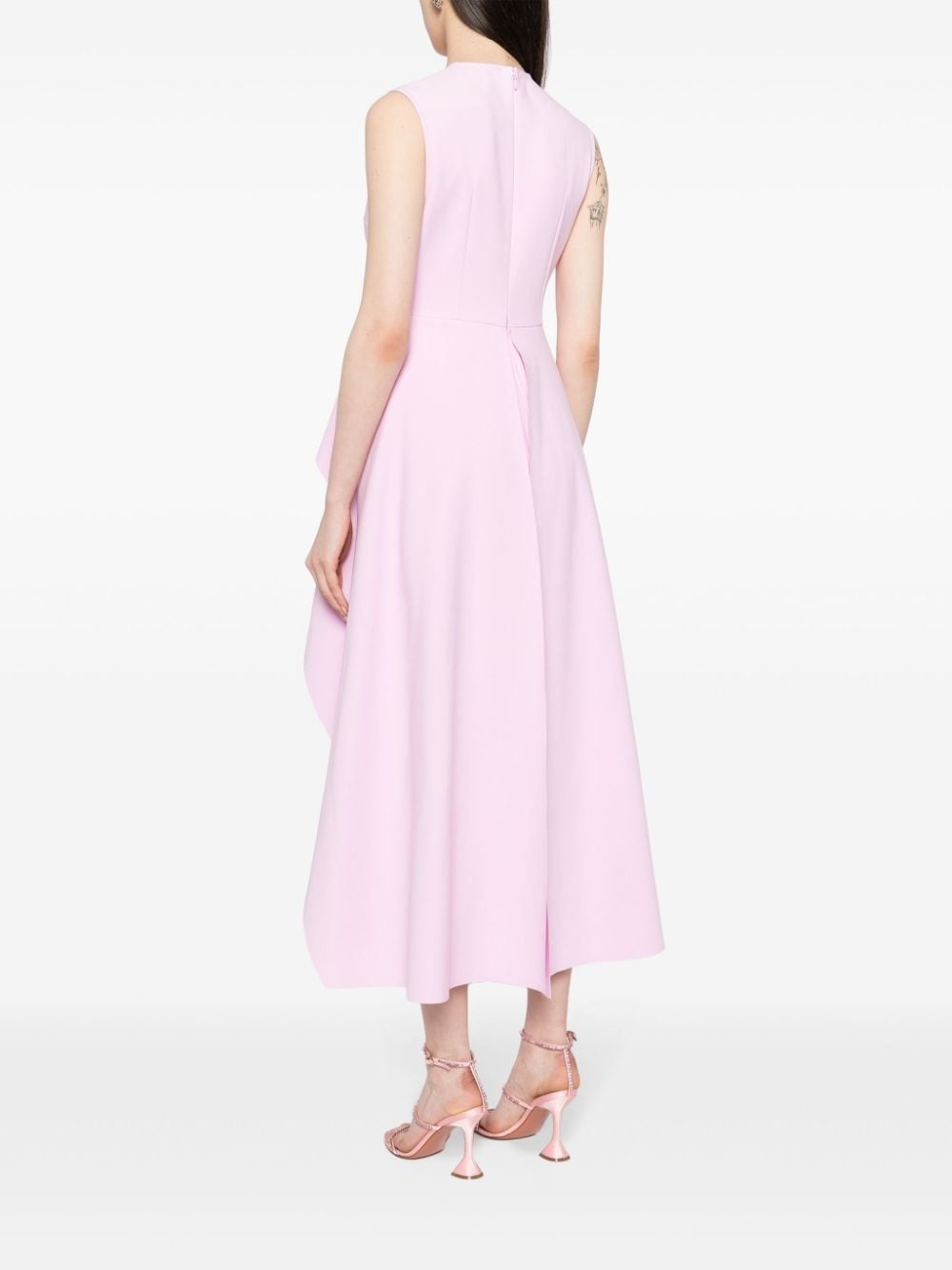 The Severny peplum midi dress - 4