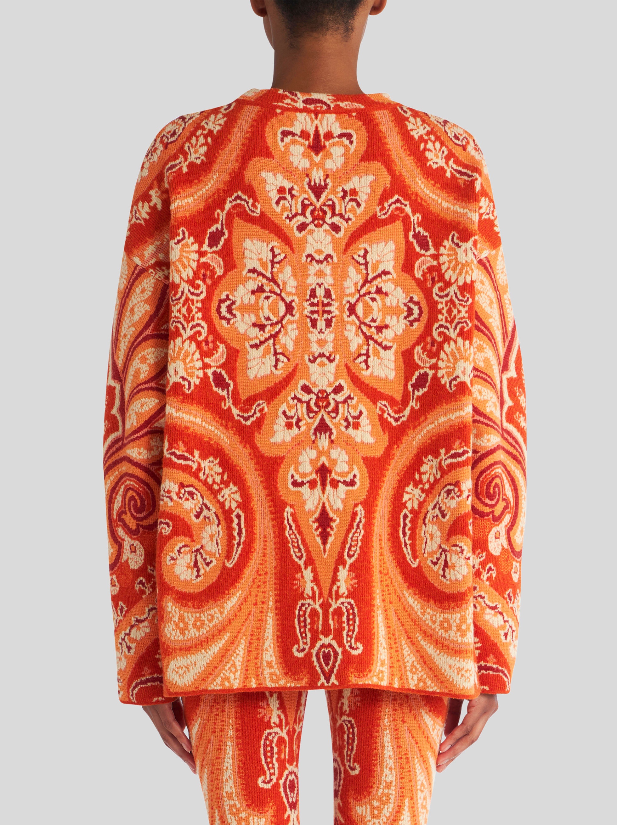 PAISLEY PATTERN JACQUARD JUMPER - 5