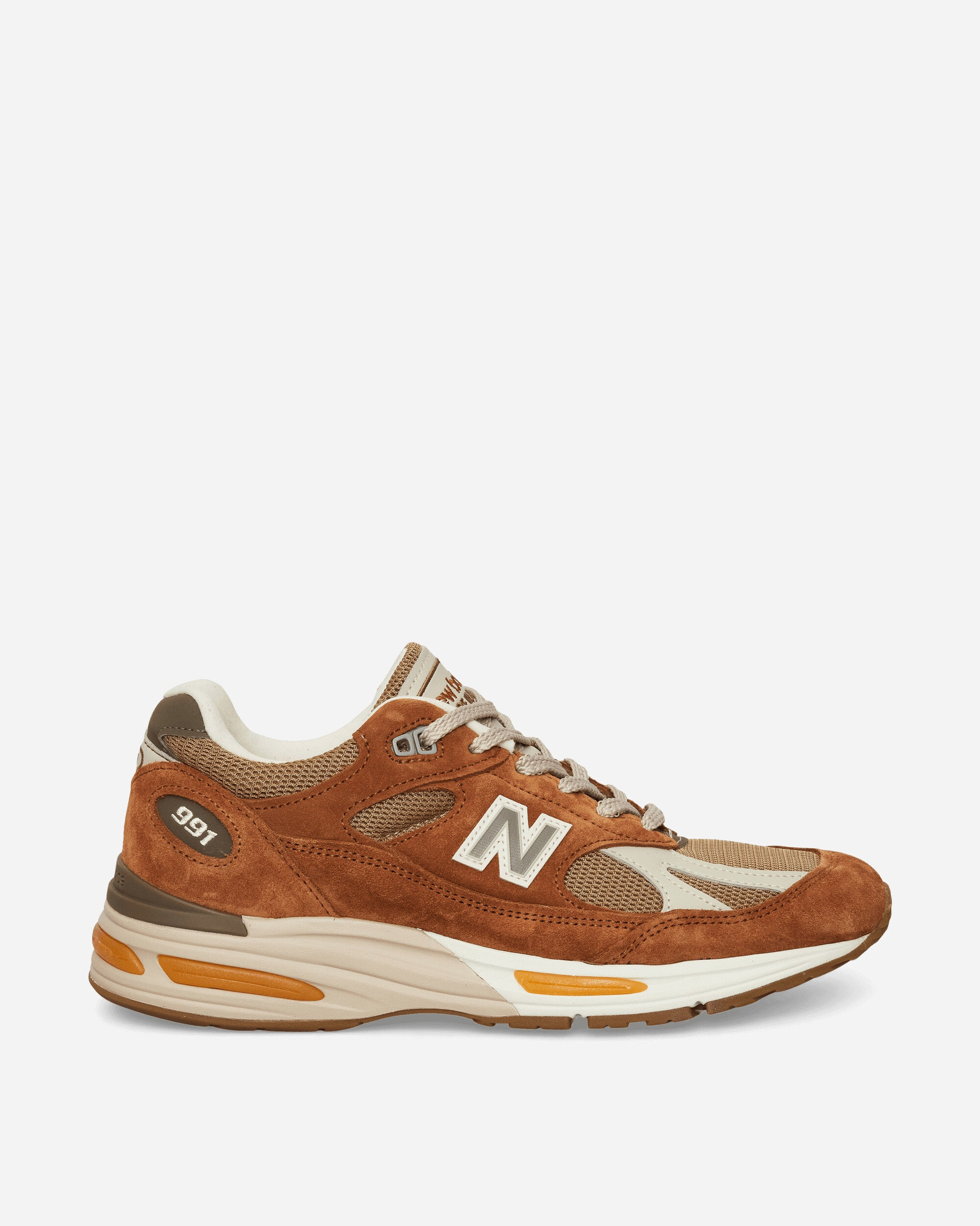 Made in UK 991v2 Iconic Influences Caramel Cafe / Dijon / Feather Gray - 1