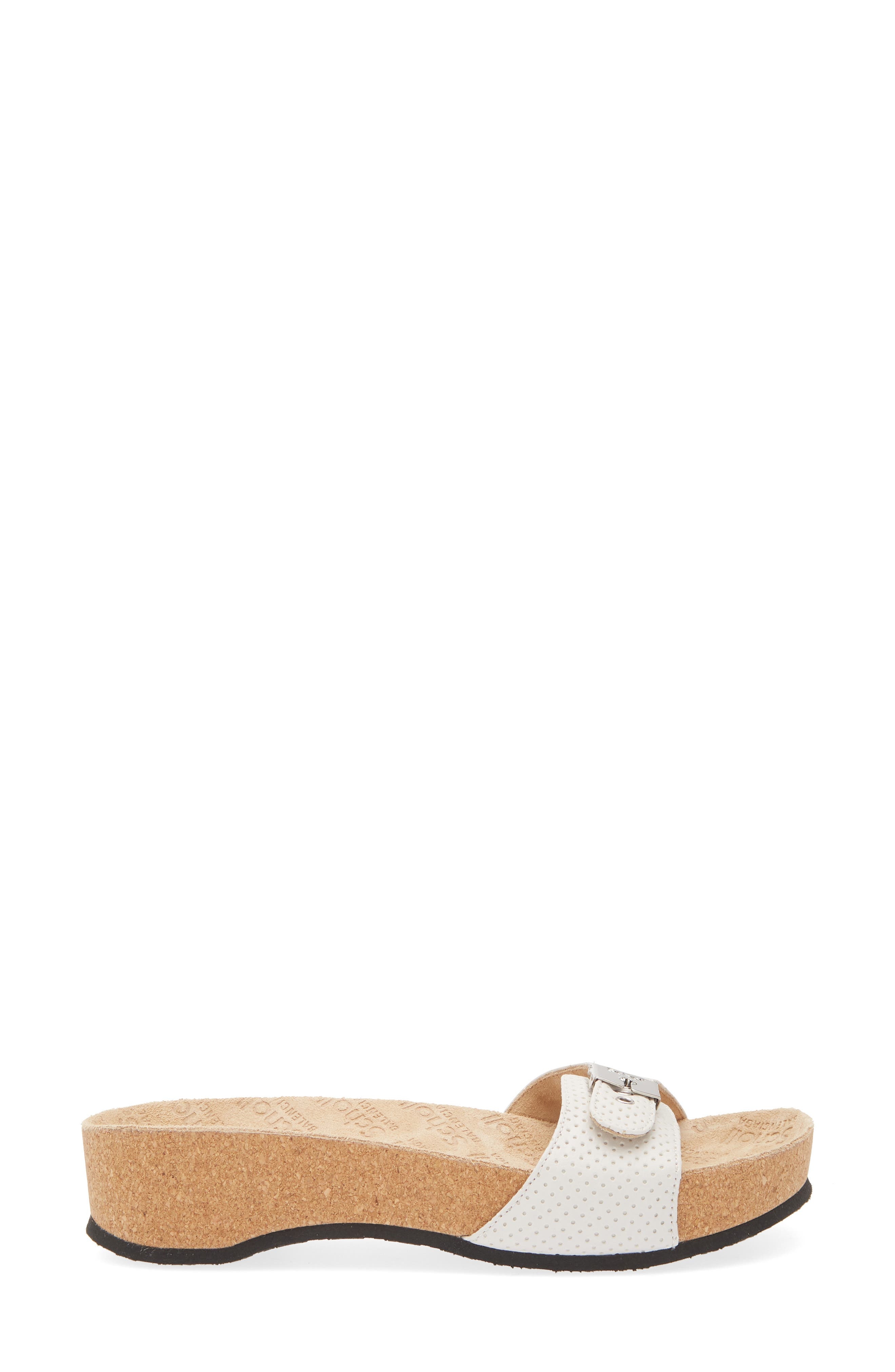 Balenciaga x Scholl Platform Sandal in 9080 White/Silver at Nordstrom - 3