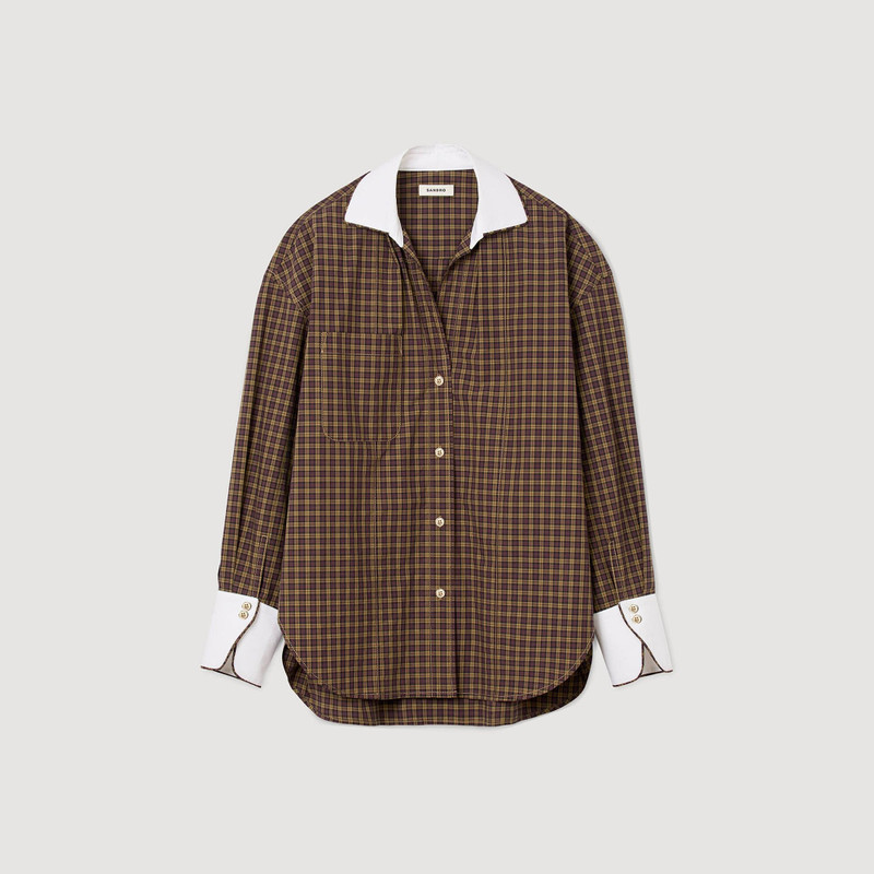 TWO-TONE PLAID SHIRT 1