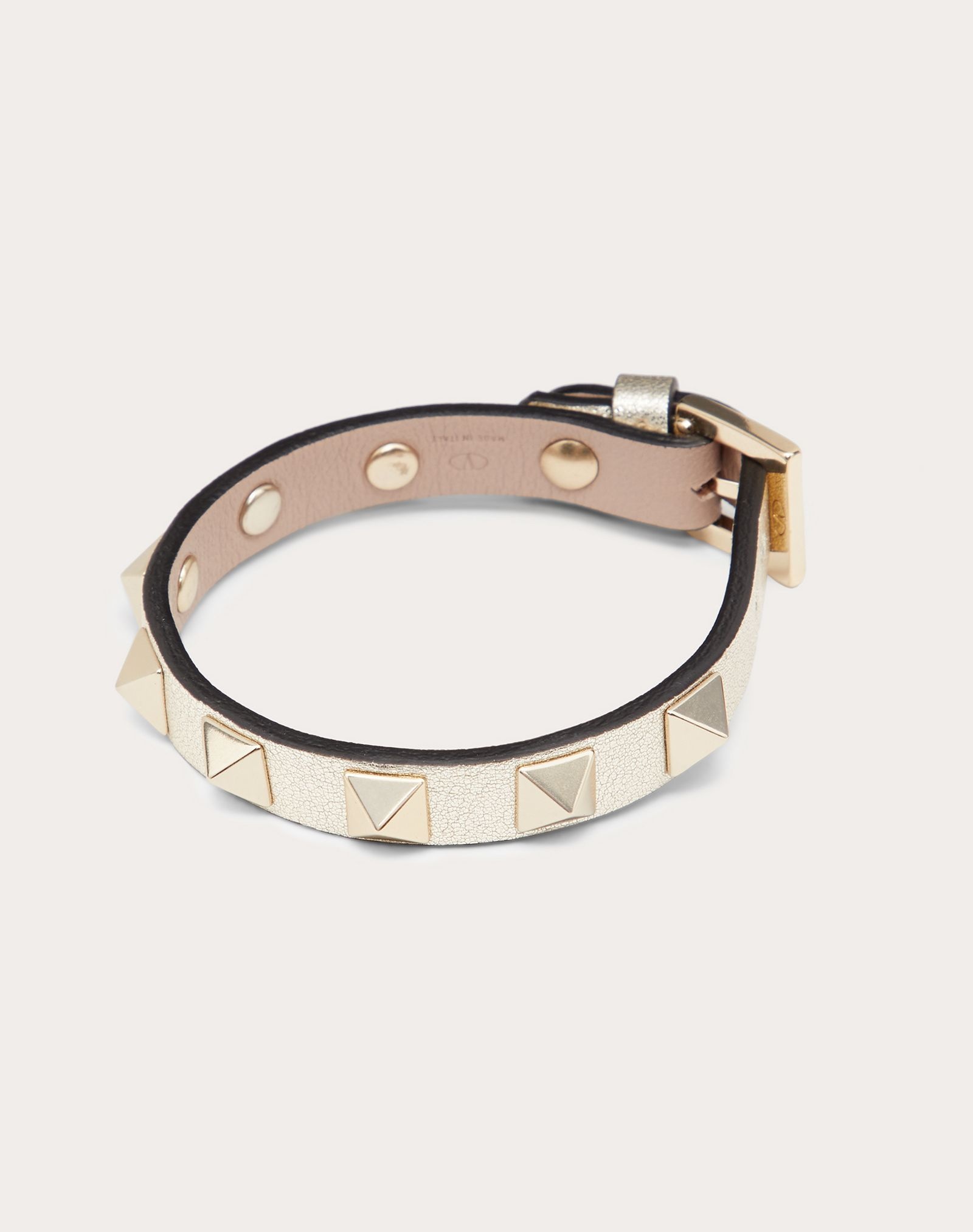 Rockstud leather bracelet - 3